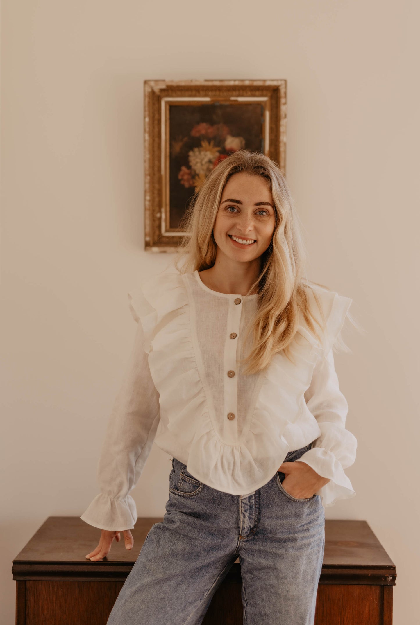 Women's linen shirt Guethary
