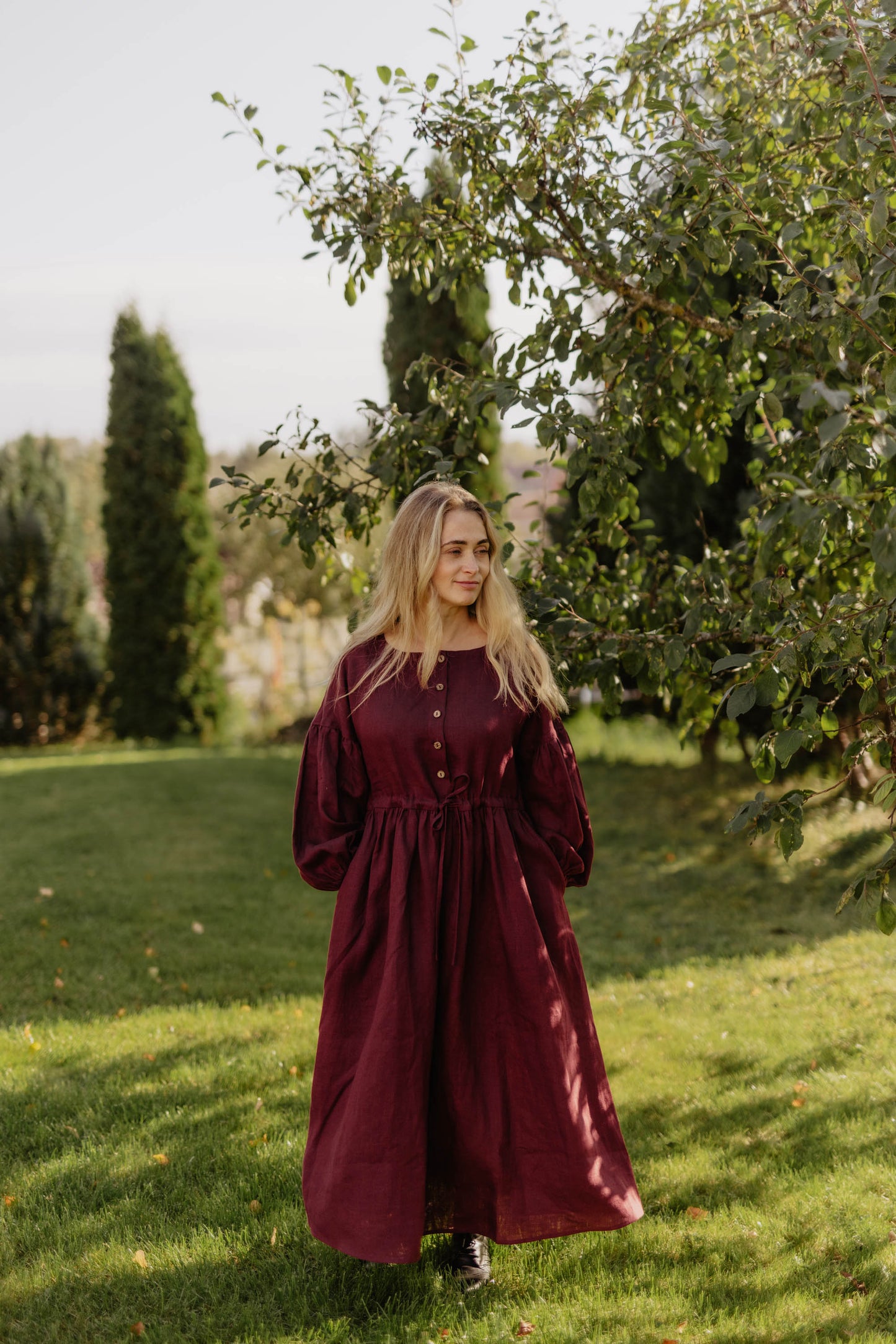 Linen dress Rugilė