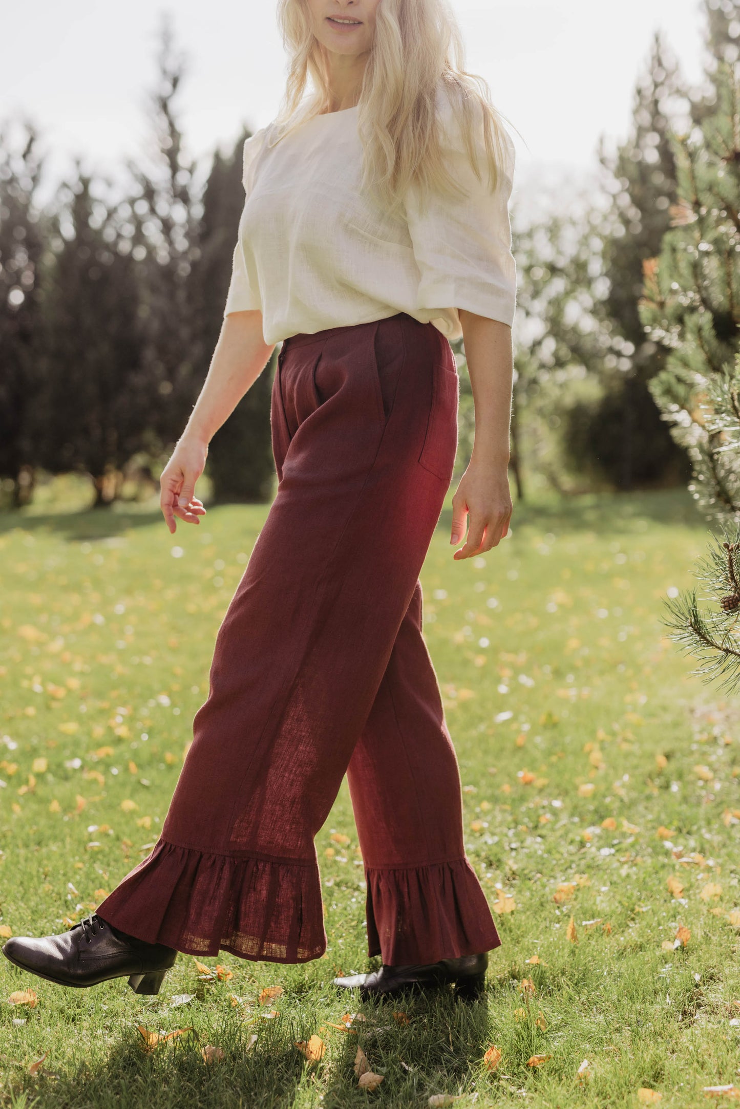 Women's linen pants Biarritz