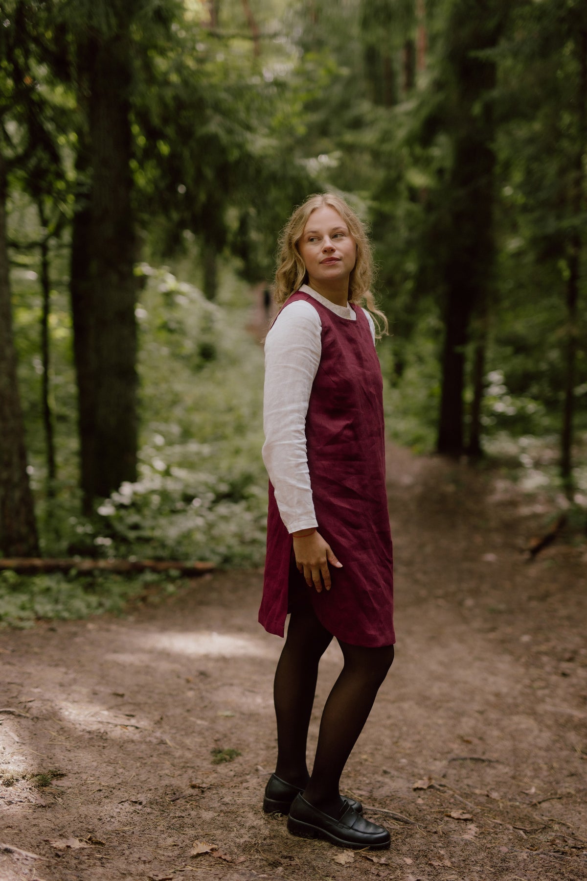 Linen mini dress Nina