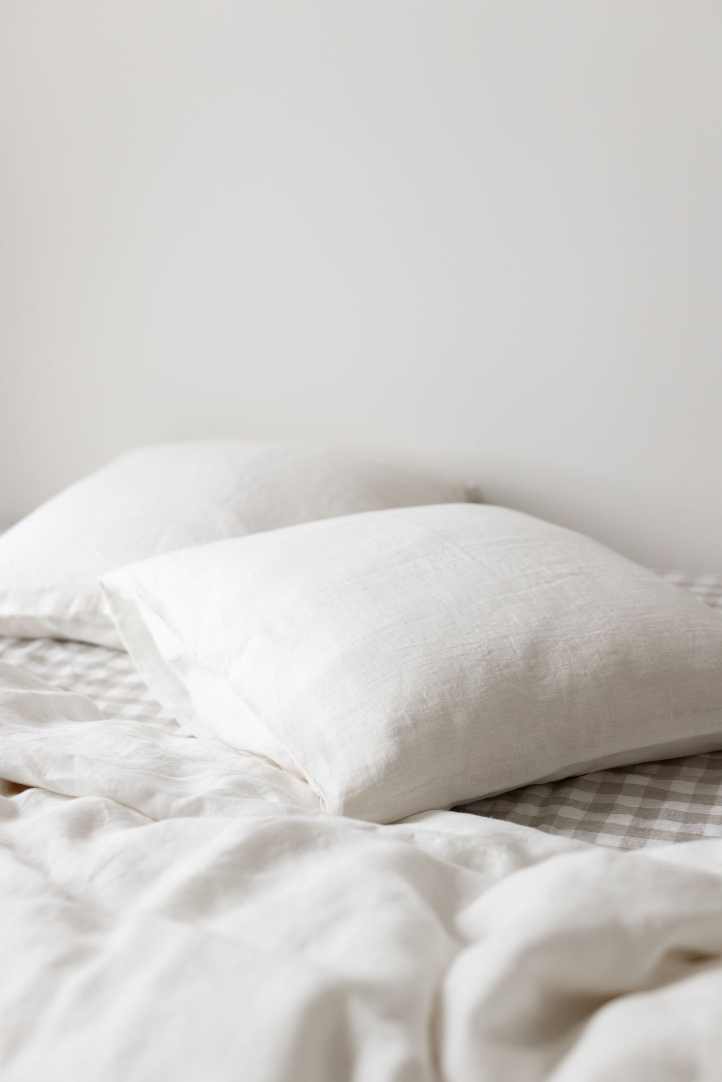 Natural linen bedding set