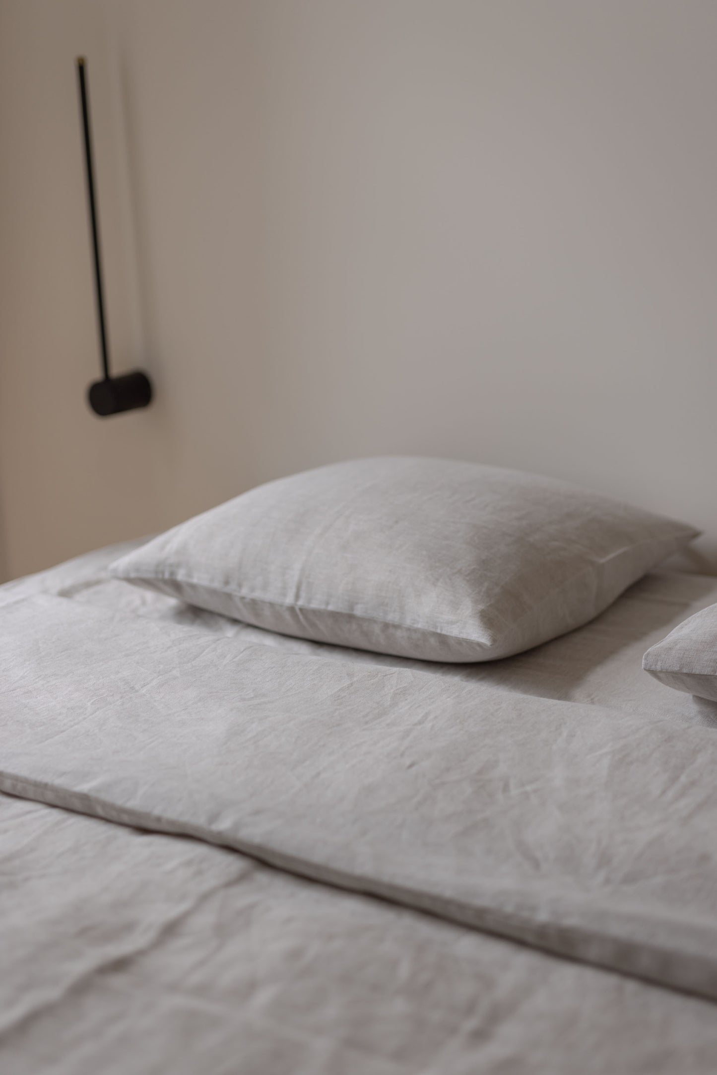Natural linen bedding set
