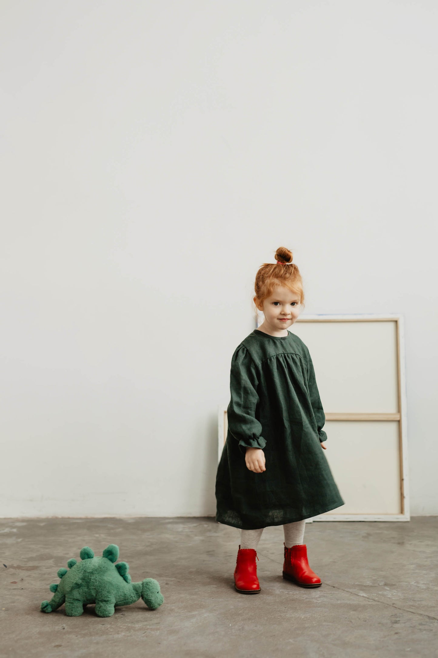 Girls linen dress ŽEMYNA