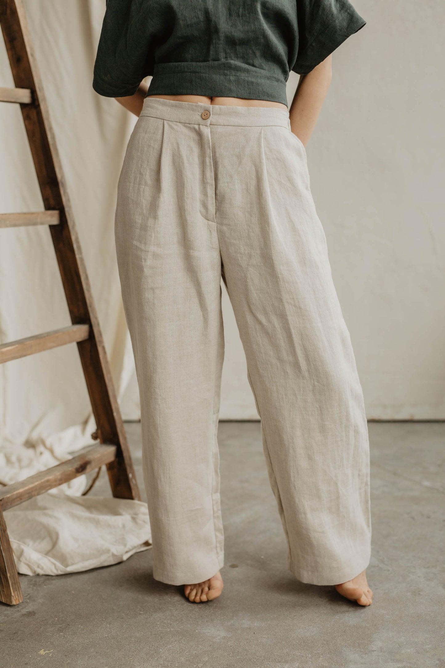 Women's linen pants Viltė