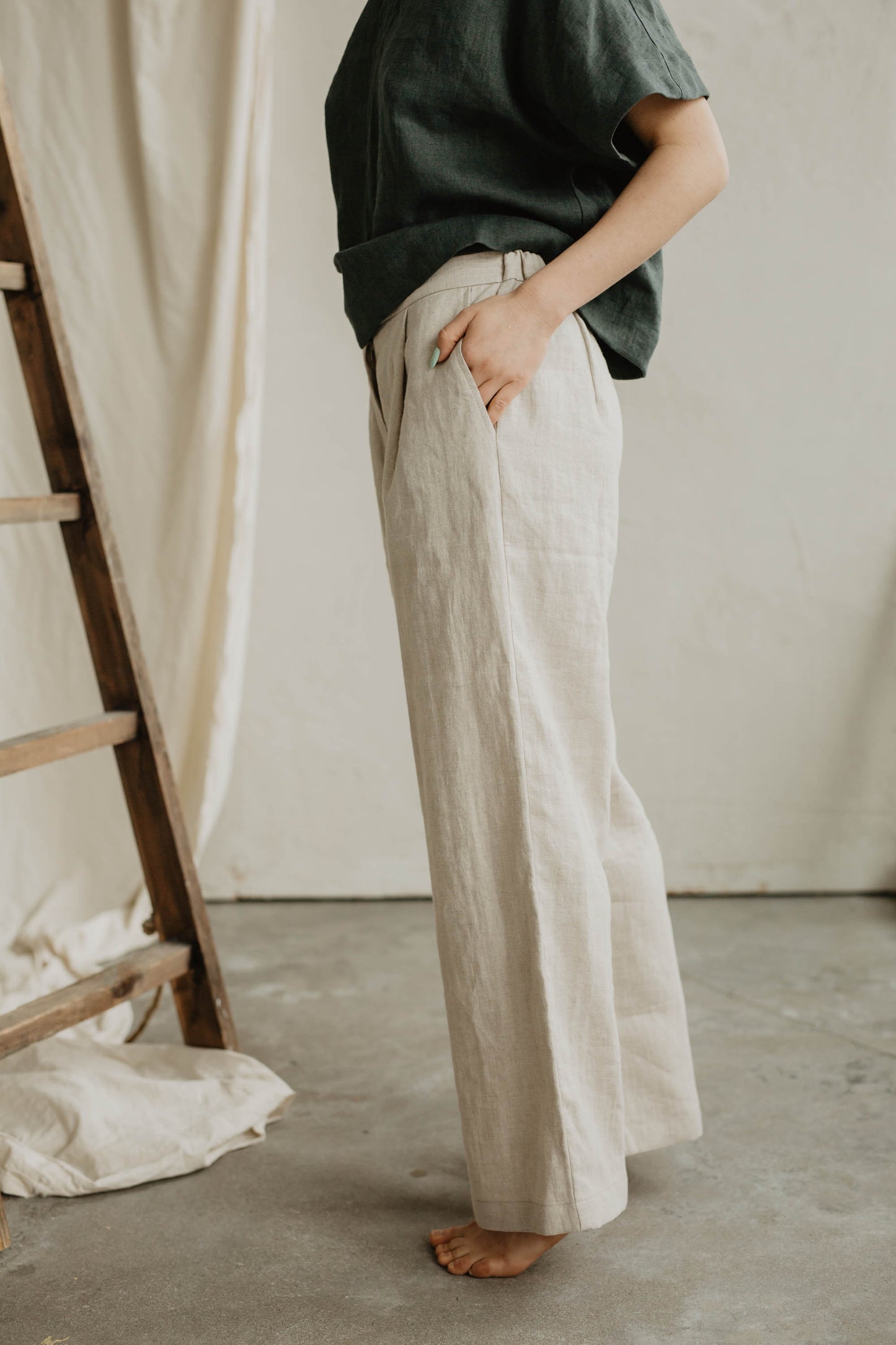 Women's linen pants Viltė