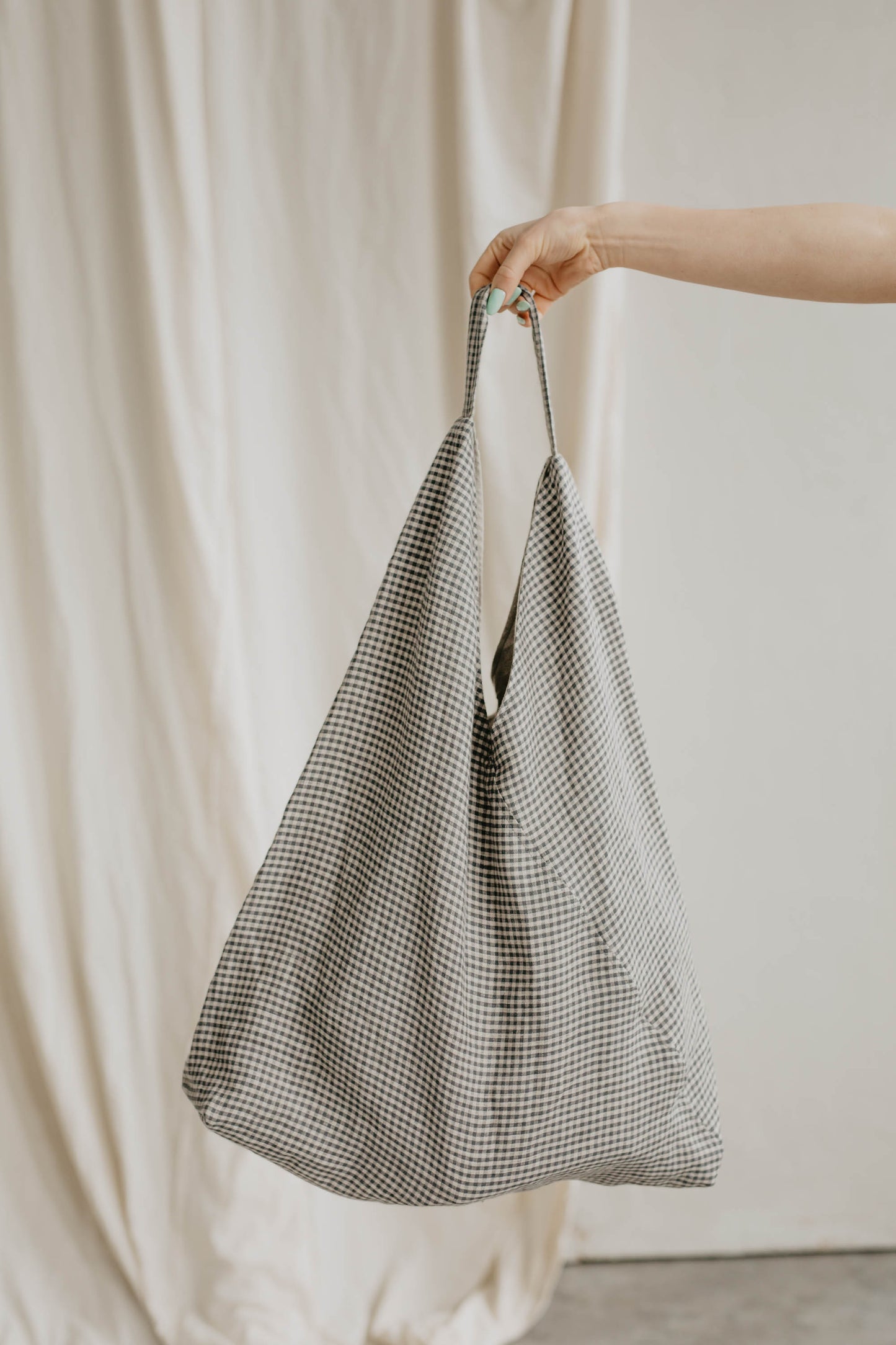 Linen shopping bag