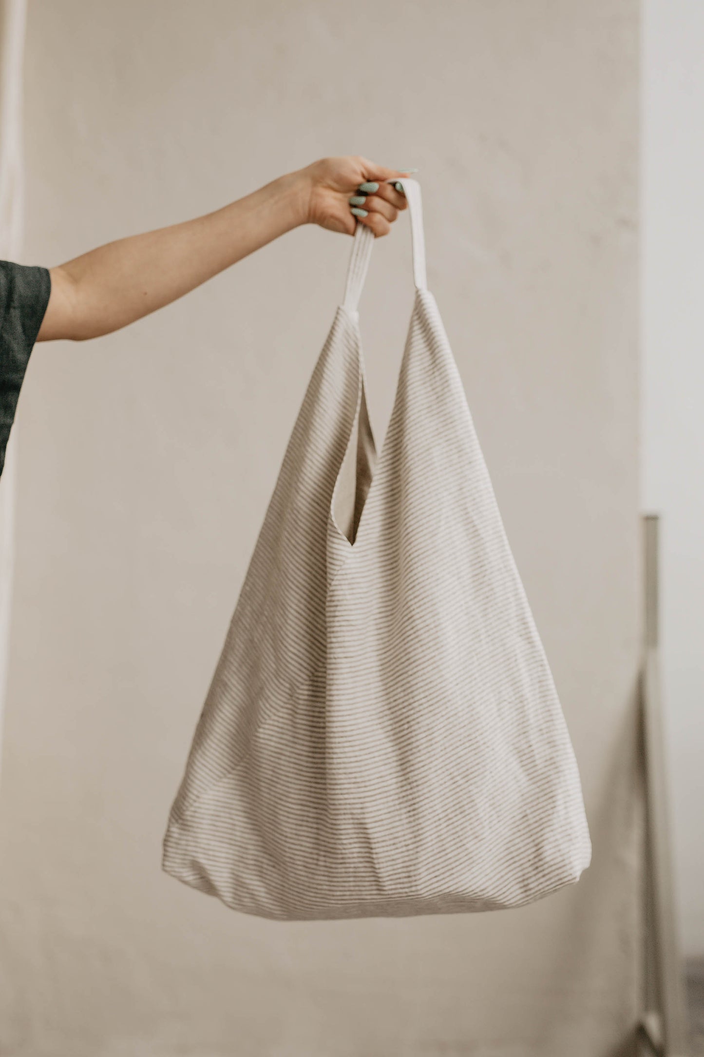 Linen shopping bag
