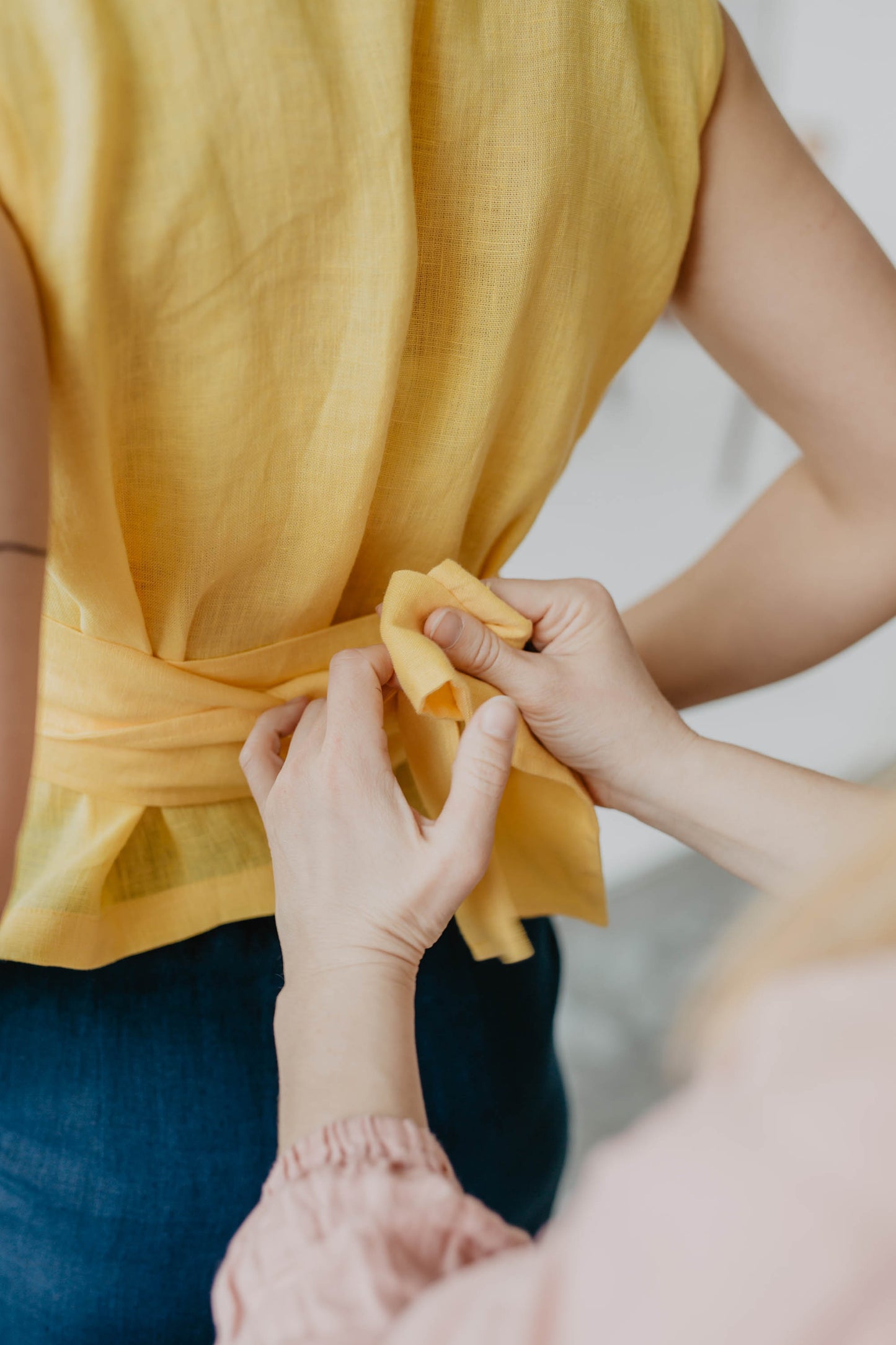 Women's linen top Smiltė