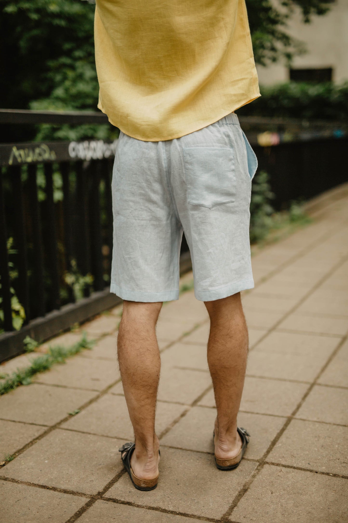 Classic men's linen shorts TIKLIS