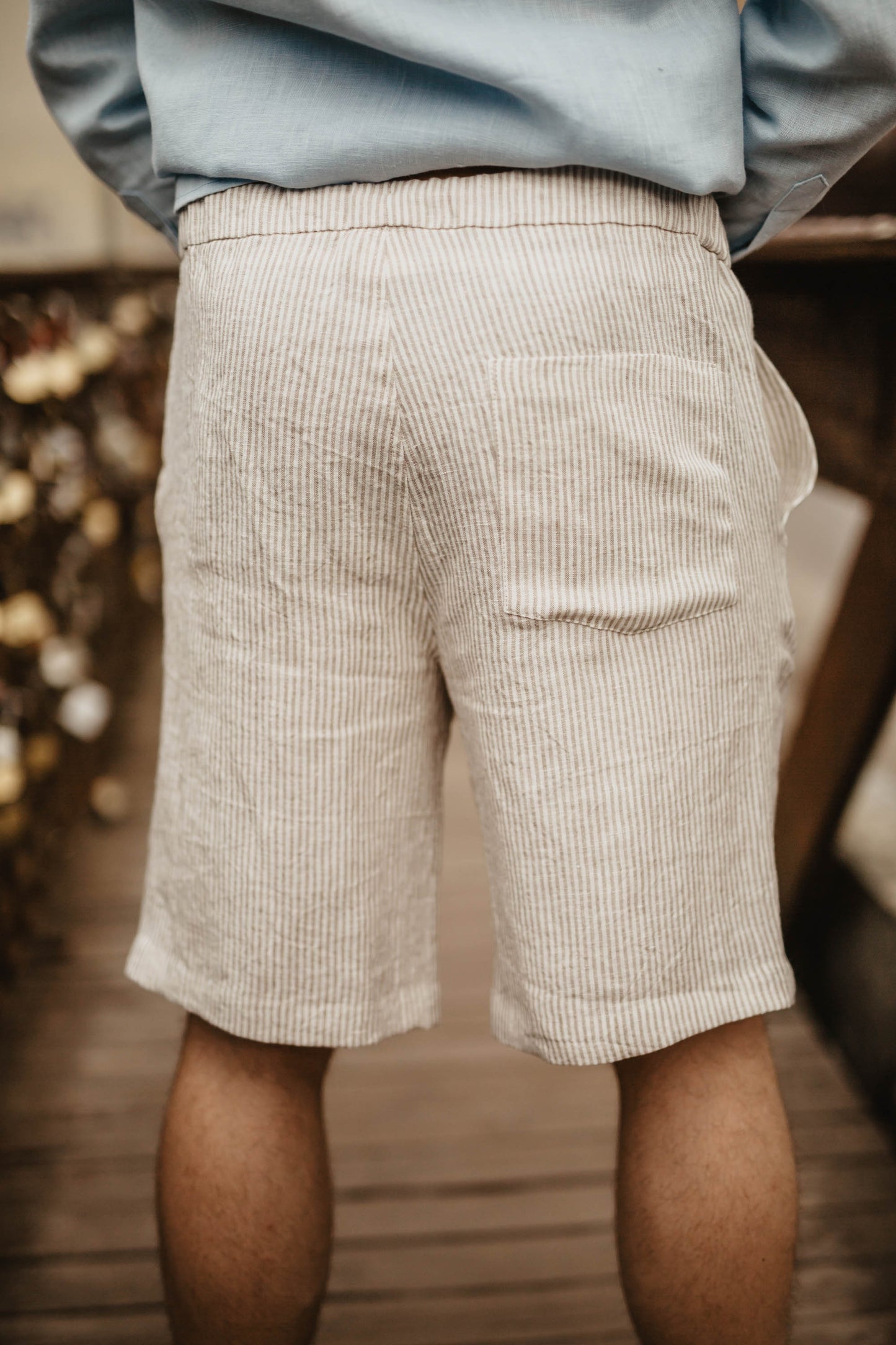 Classic men's linen shorts TIKLIS