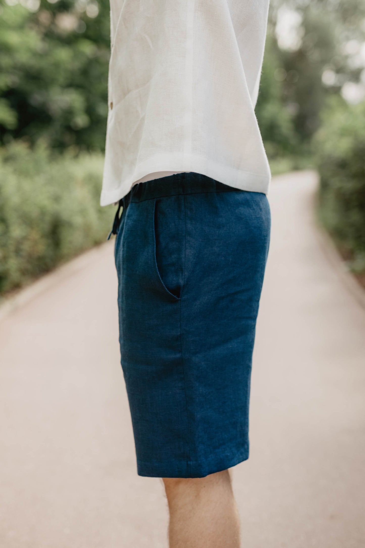 Classic men's linen shorts TIKLIS
