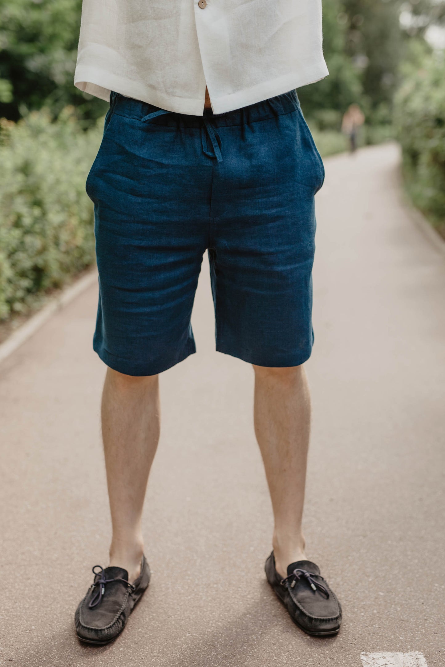 Classic men's linen shorts TIKLIS
