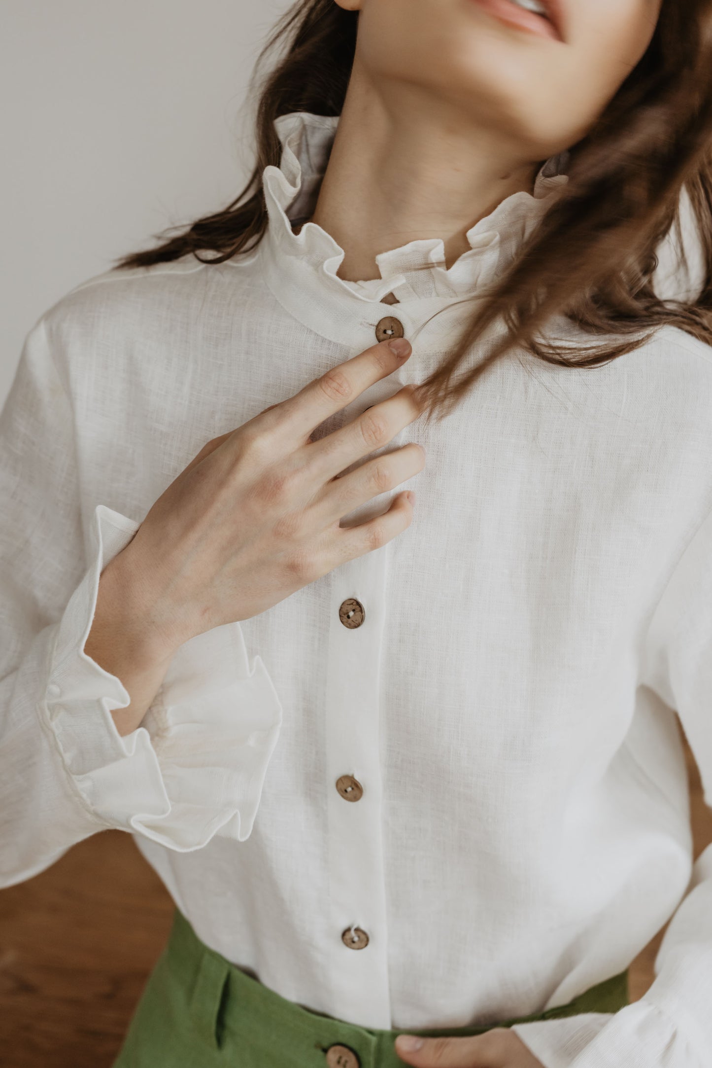 Women's linen shirt Juodkrante