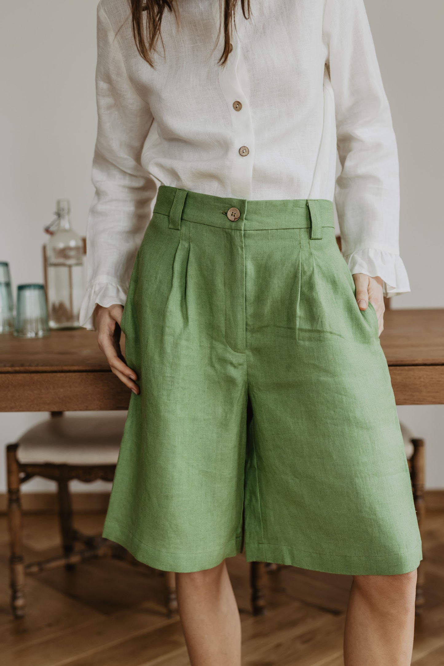 Women's linen shorts Palanga