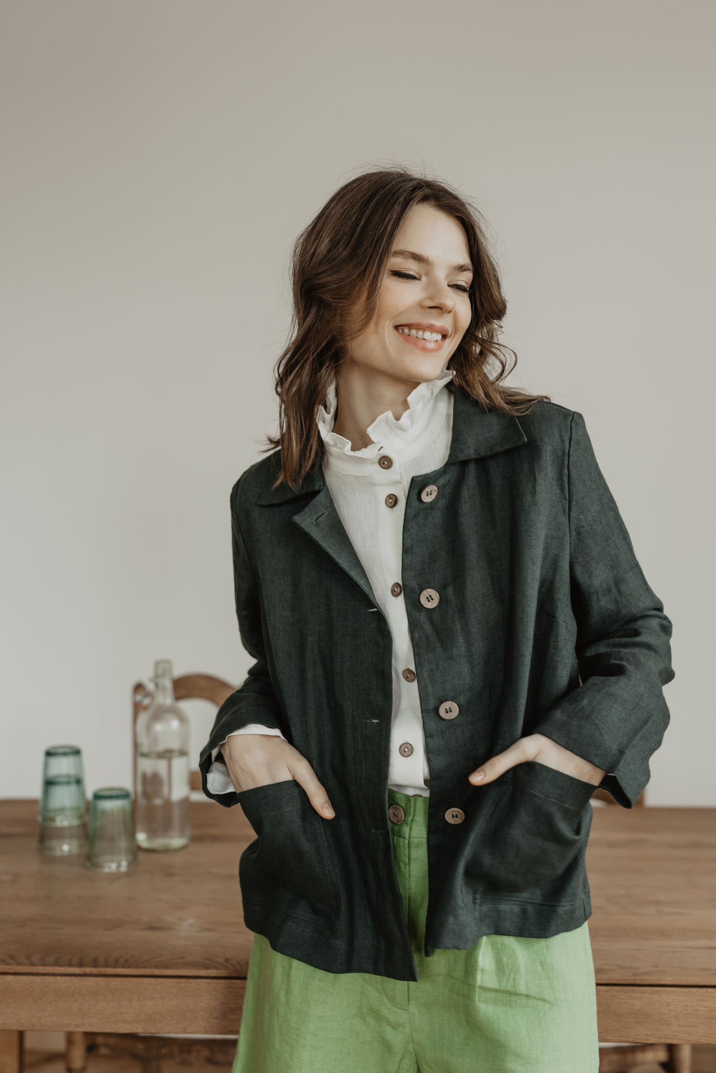 Women's linen jacket Preila