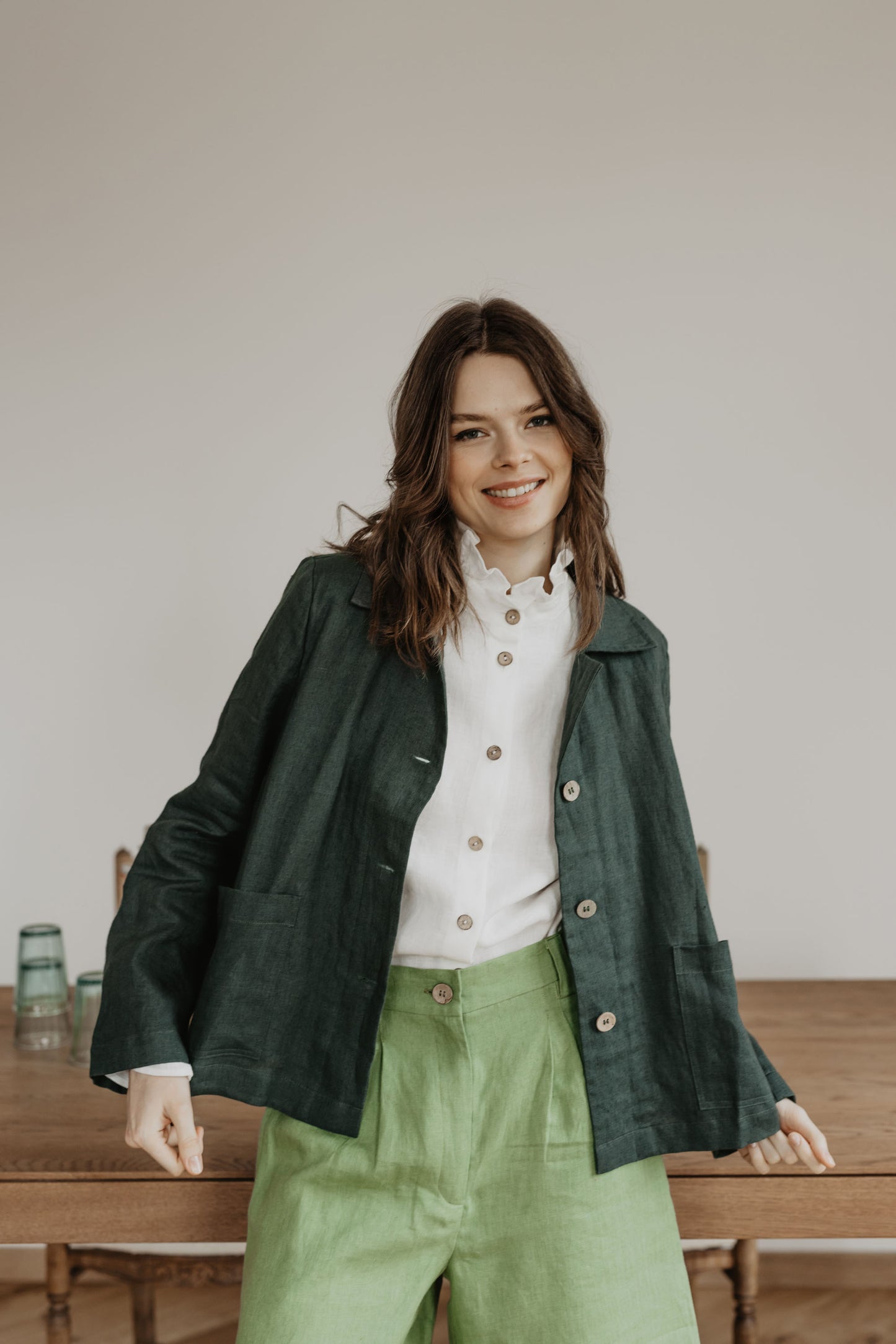 Women's linen jacket Preila