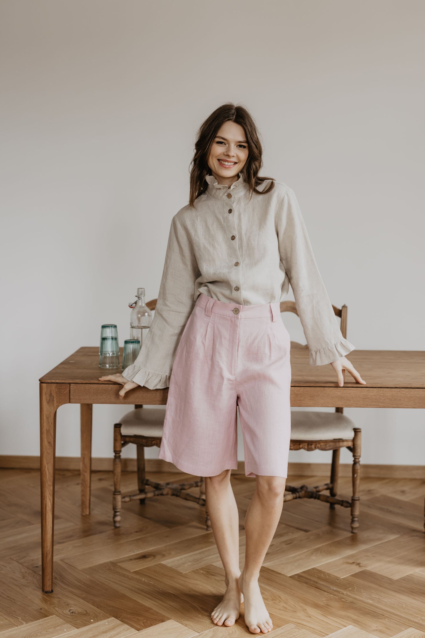 Women's linen shorts Palanga