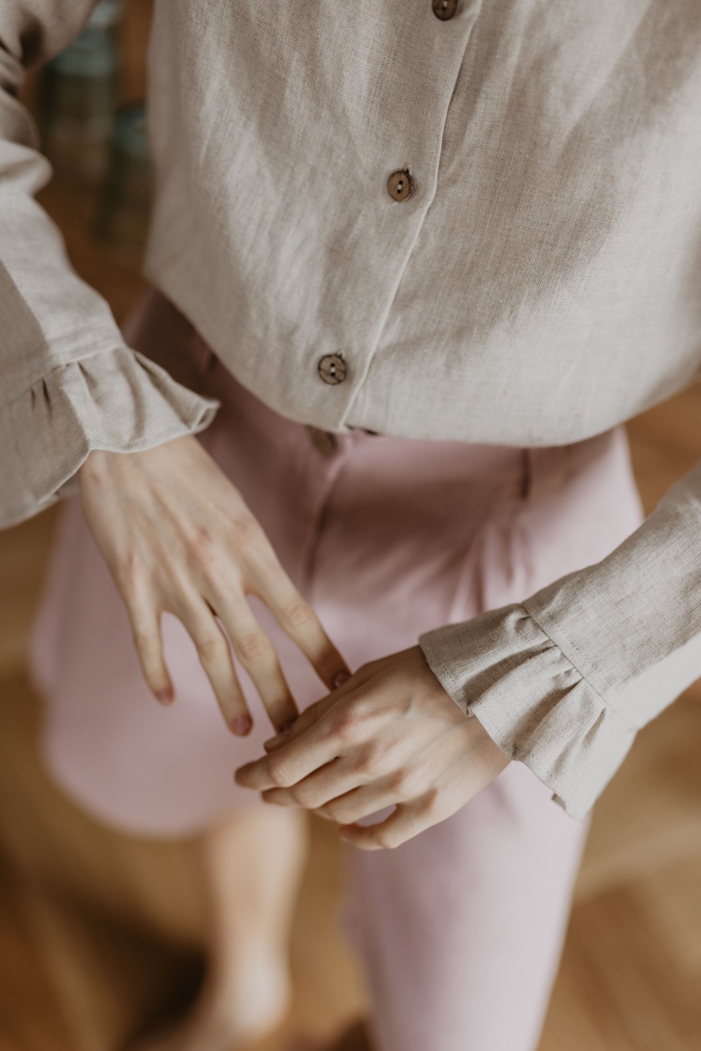 Women's linen shirt Juodkrante