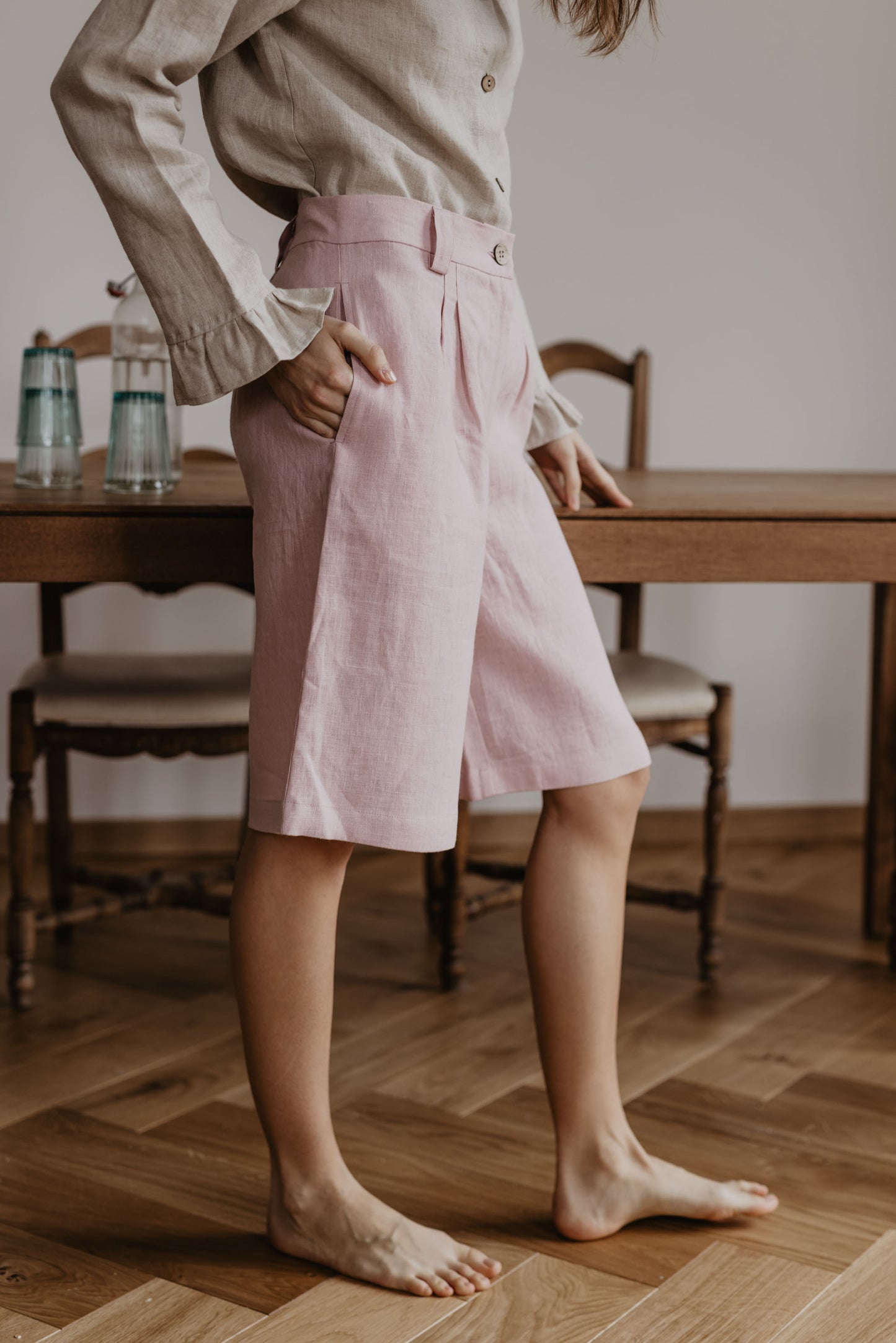 Women's linen shorts Palanga
