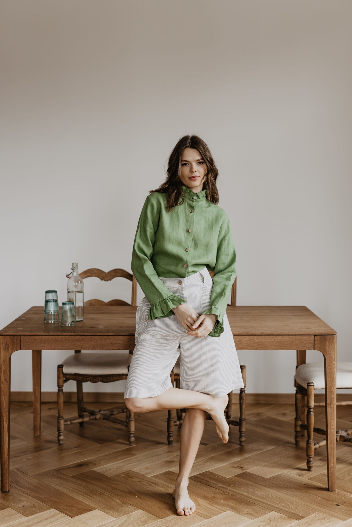 Women's linen shirt Juodkrante