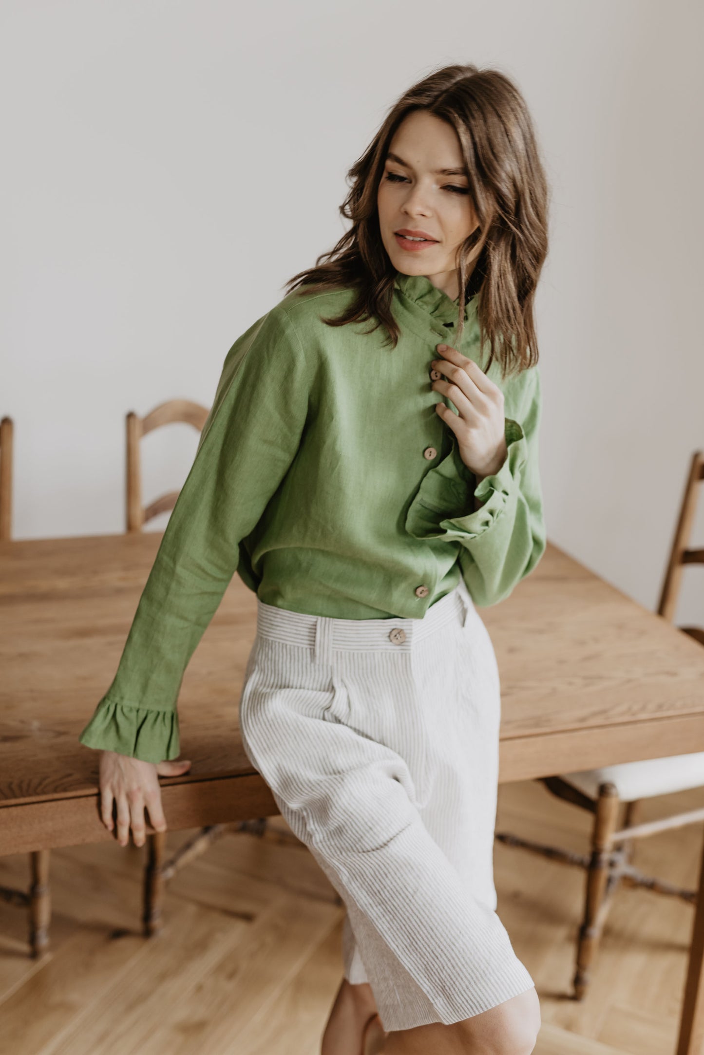 Women's linen shirt Juodkrante