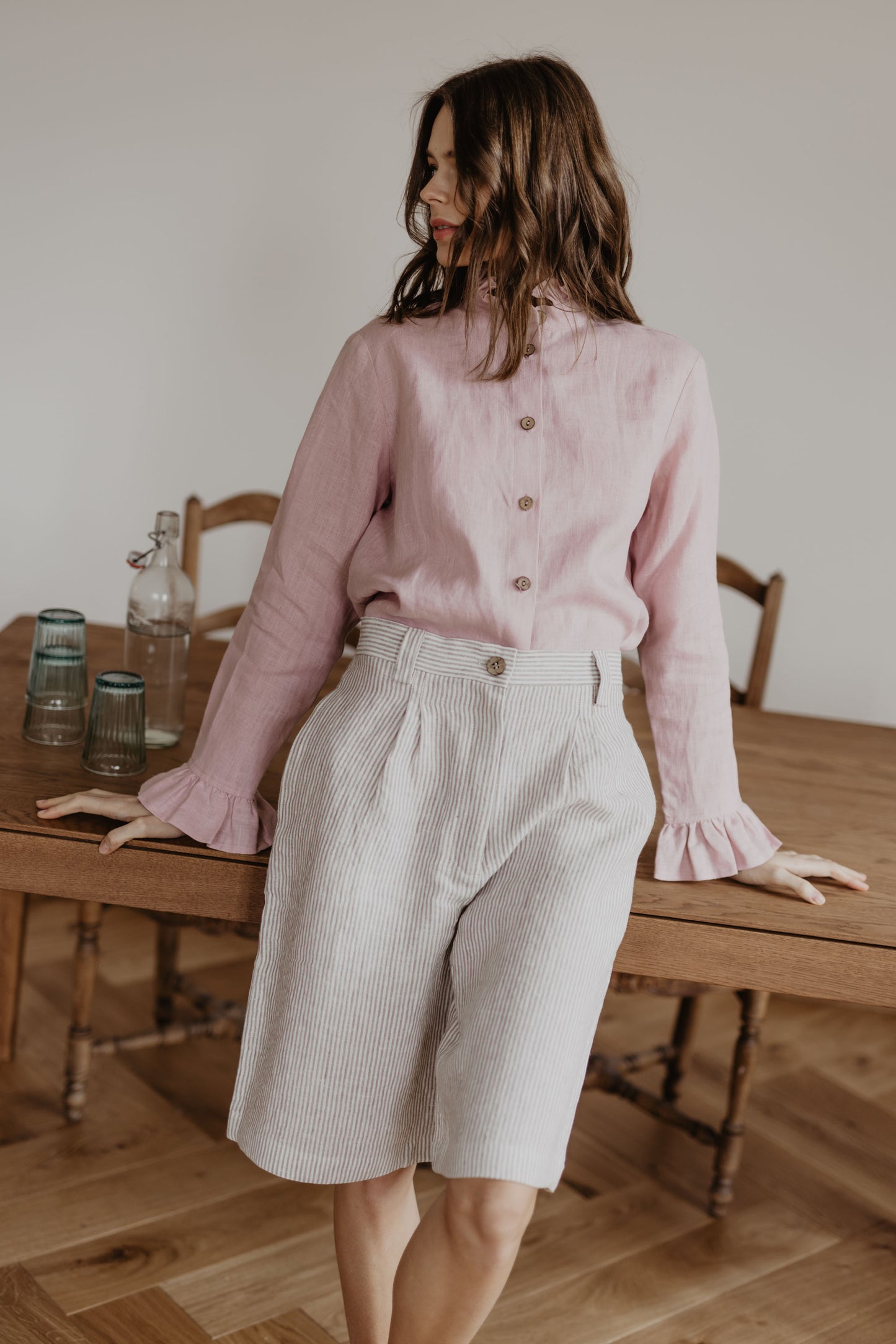 Women's linen shirt Juodkrante