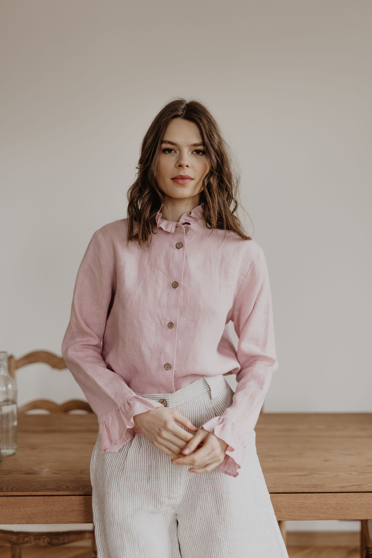 Women's linen shirt Juodkrante