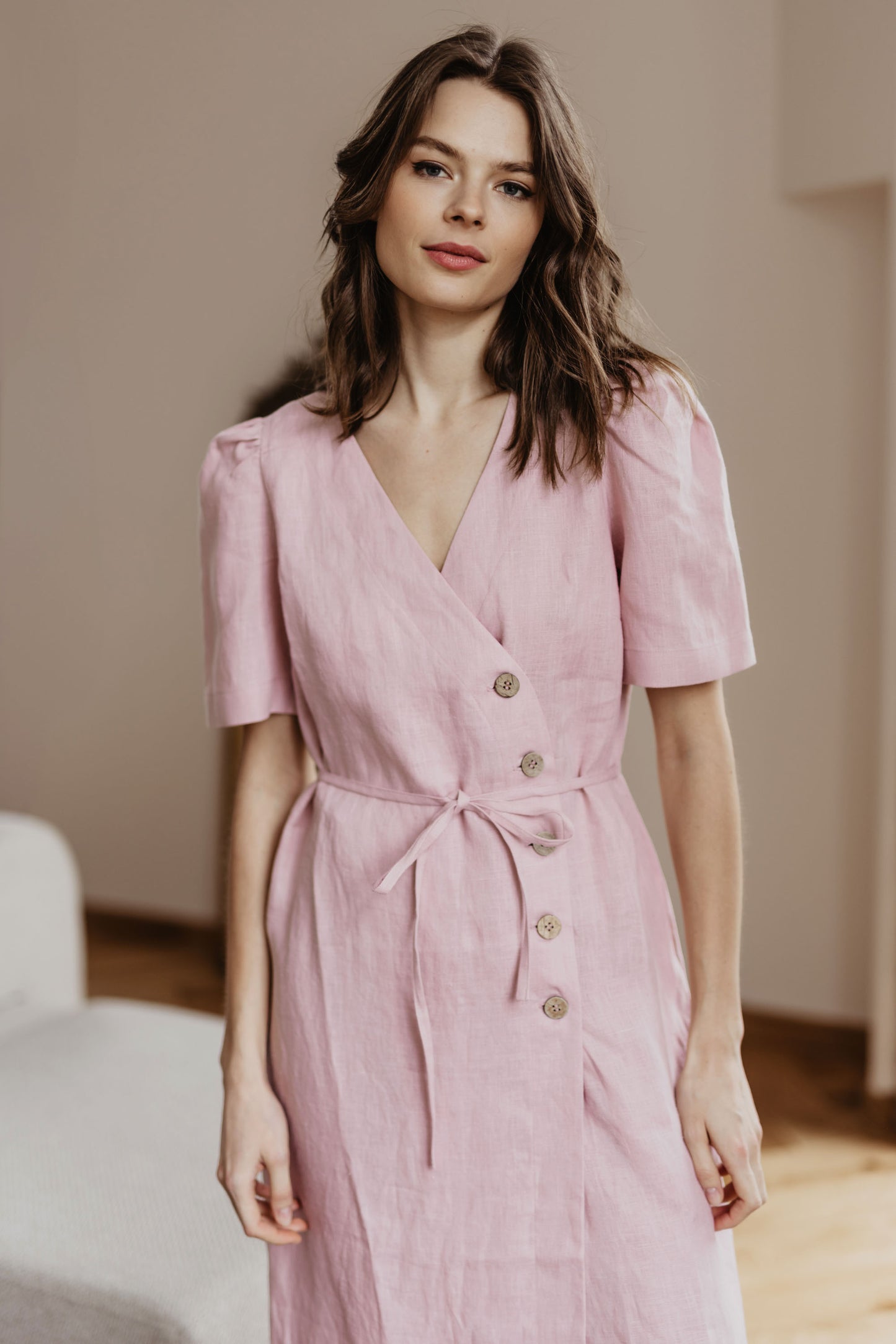 Women's linen dress Smiltyne