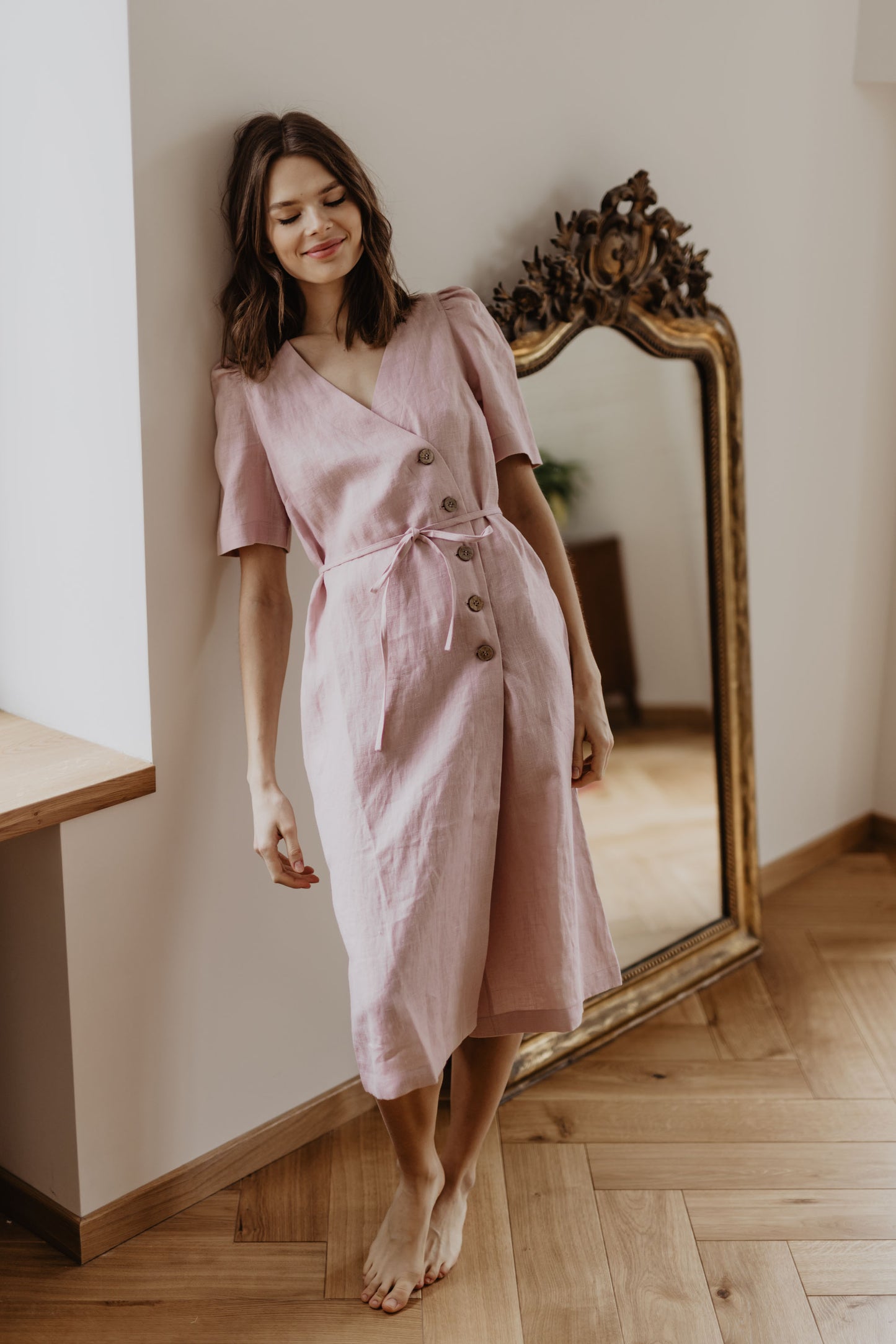 Women's linen dress Smiltyne