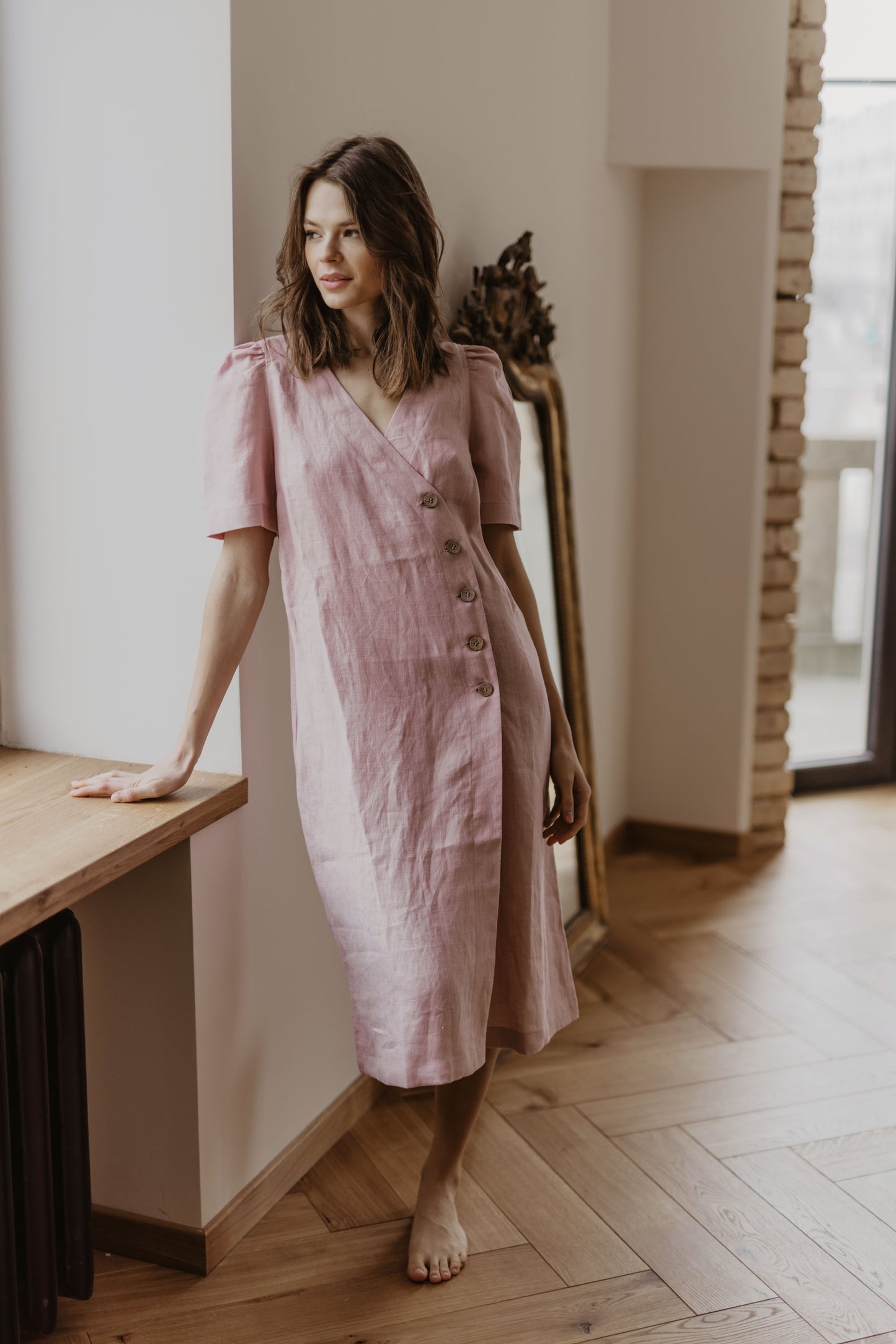 Women's linen dress Smiltyne