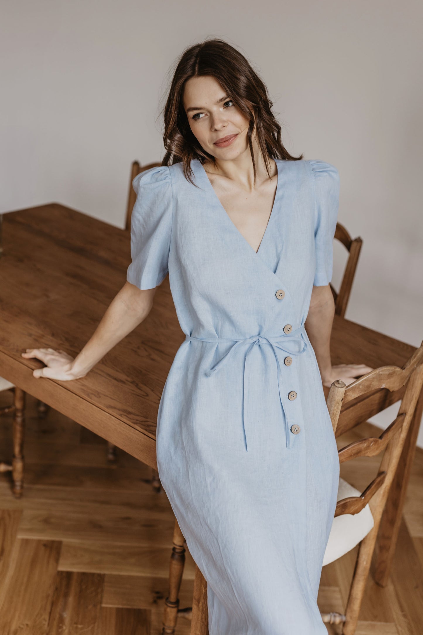 Women's linen dress Smiltyne