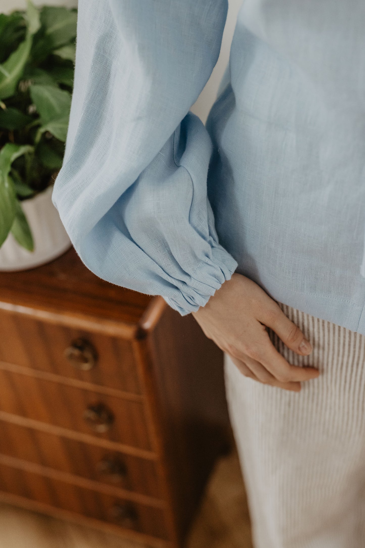 Women's linen blouse Nida