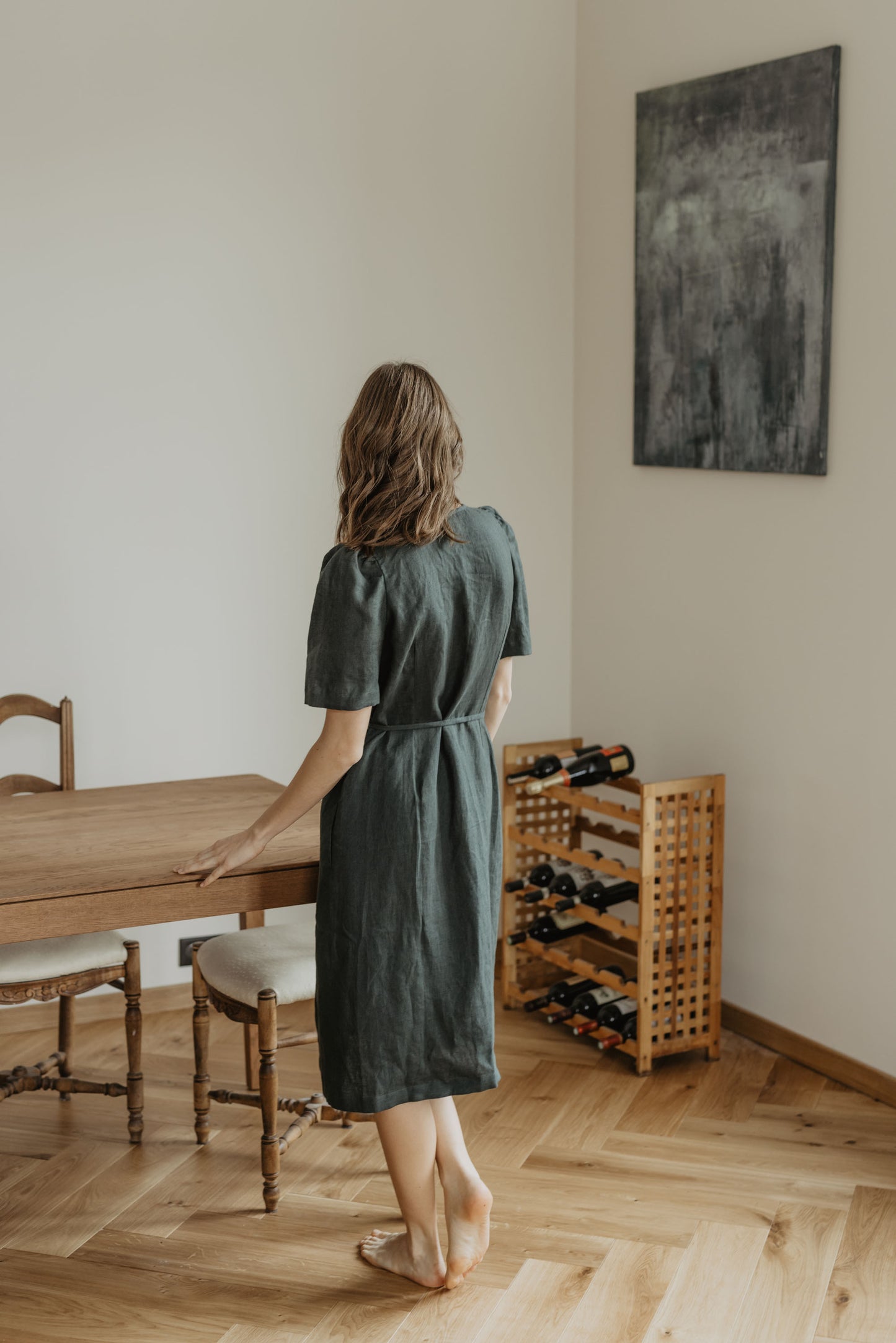 Women's linen dress Smiltyne