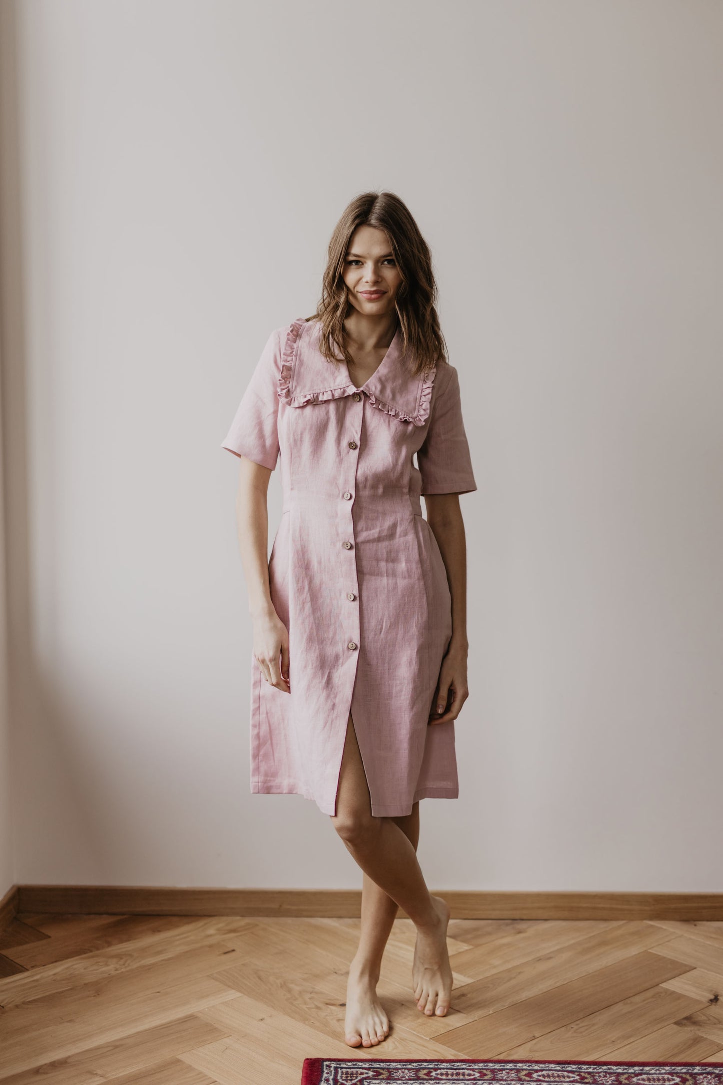 Women's linen dress Melnrage