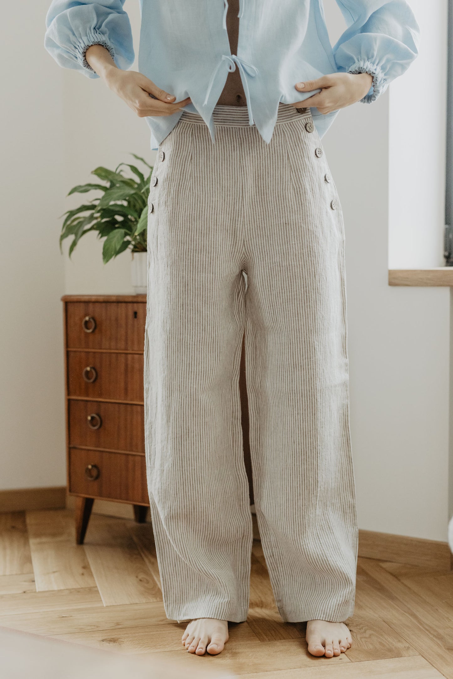 Women's linen pants Klaipeda