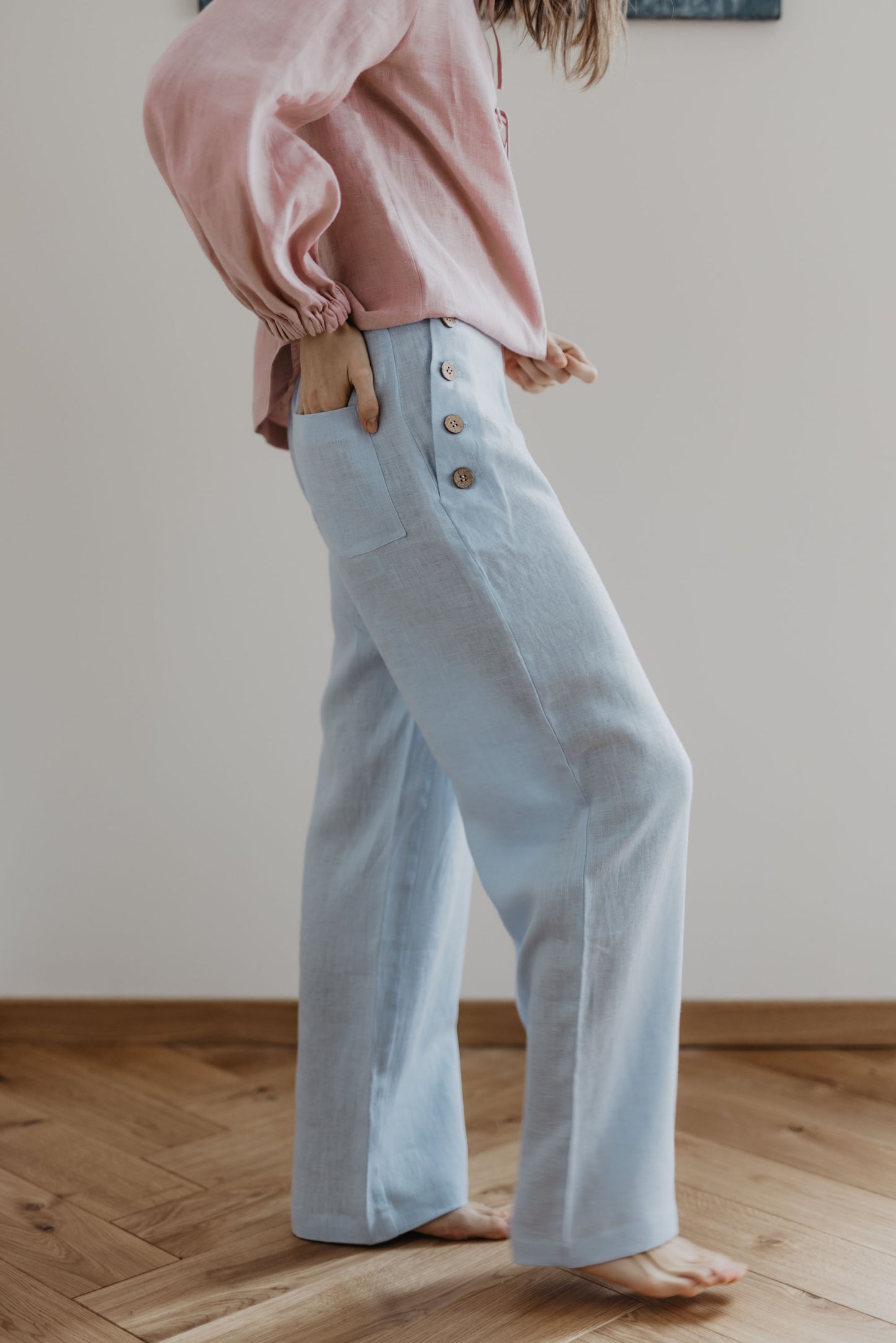 Women's linen pants Klaipeda