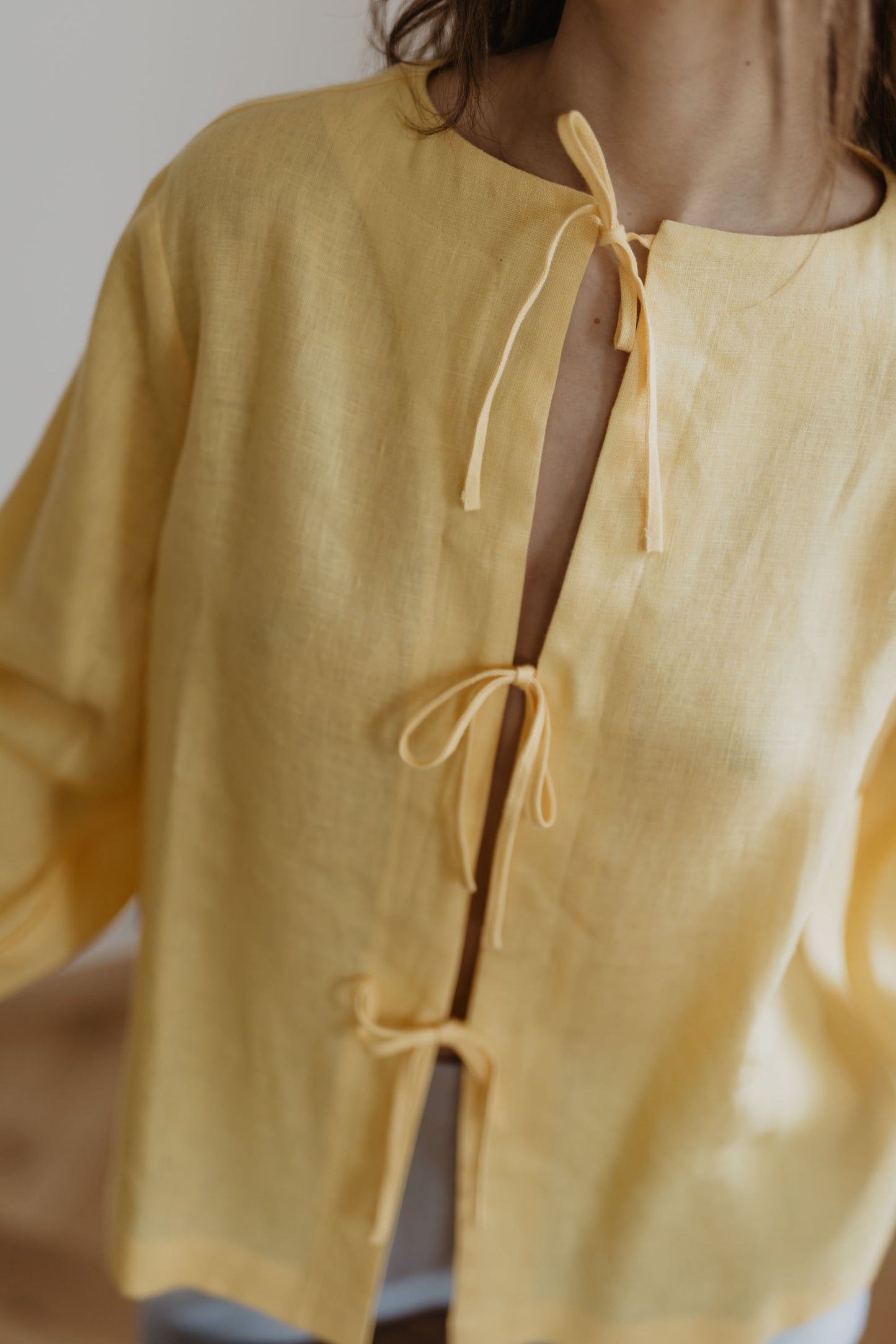 Women's linen blouse Nida