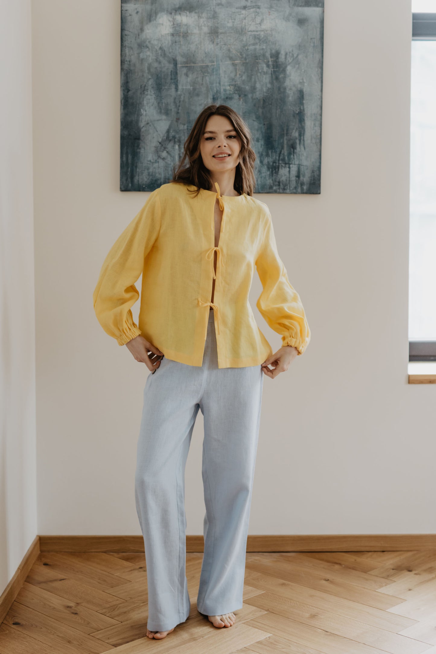 Women's linen pants Klaipeda