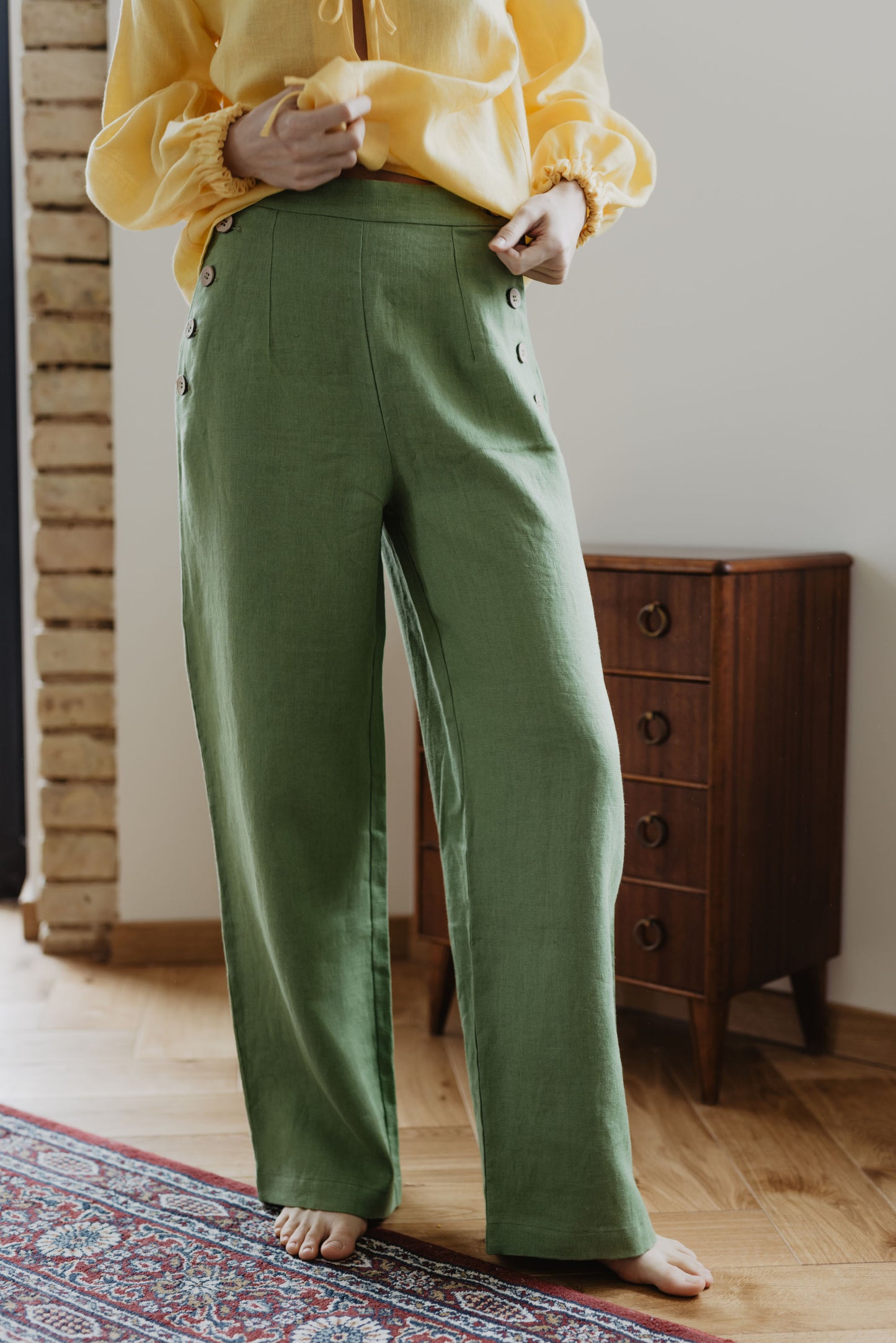 Women's linen pants Klaipeda