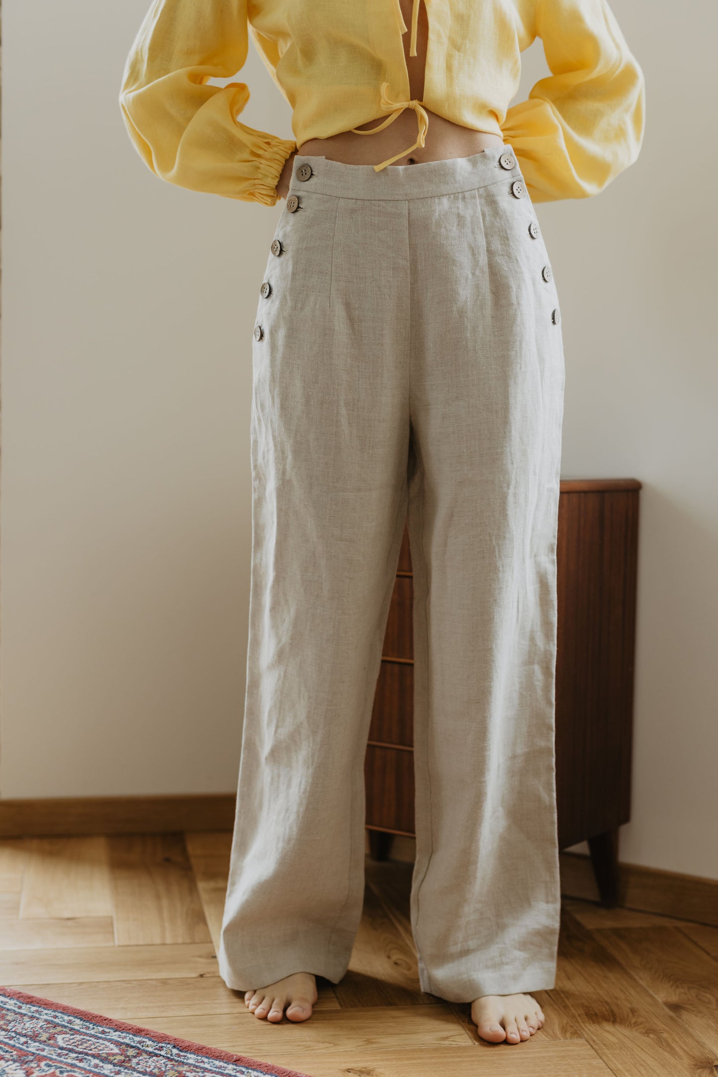 Women's linen pants Klaipeda