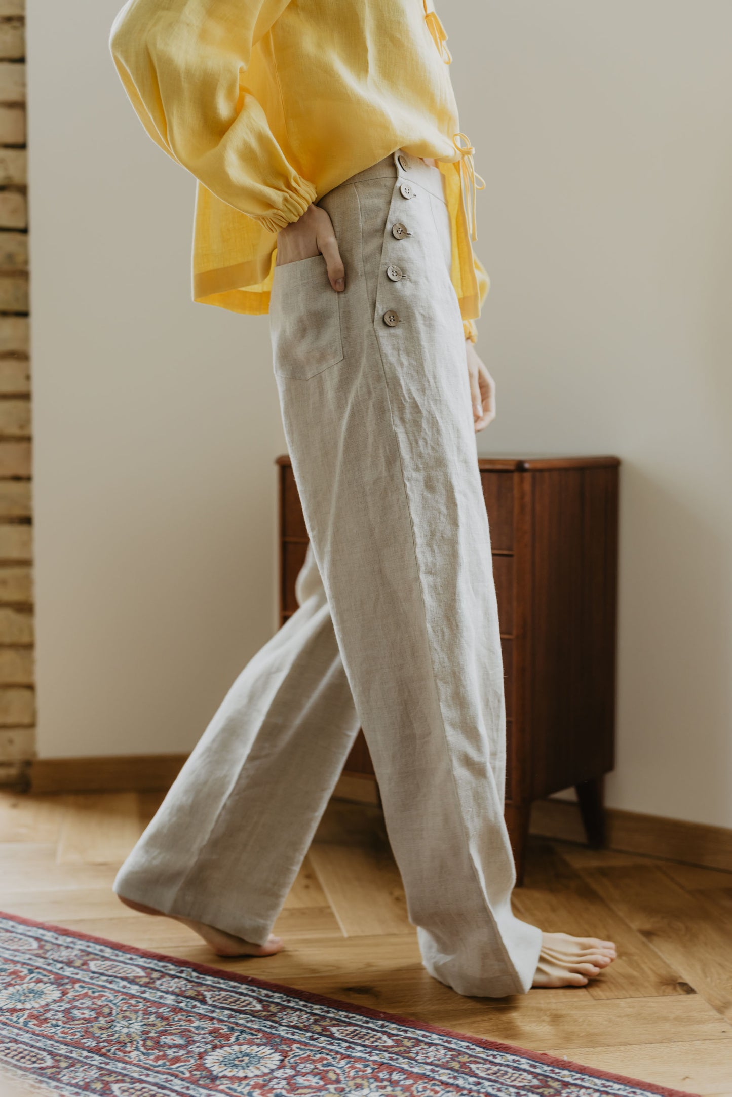 Women's linen pants Klaipeda