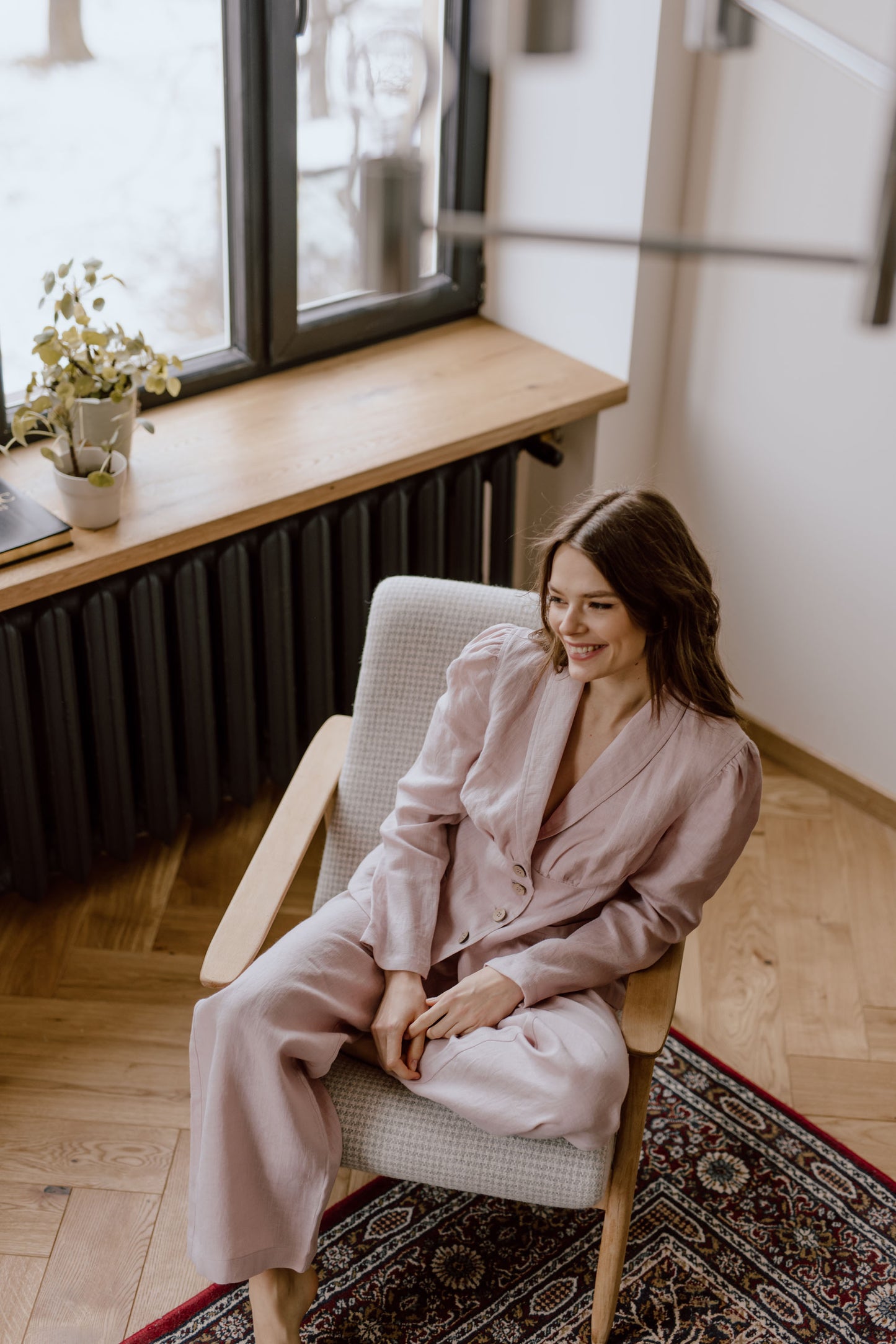 Women's linen blazer Neringa