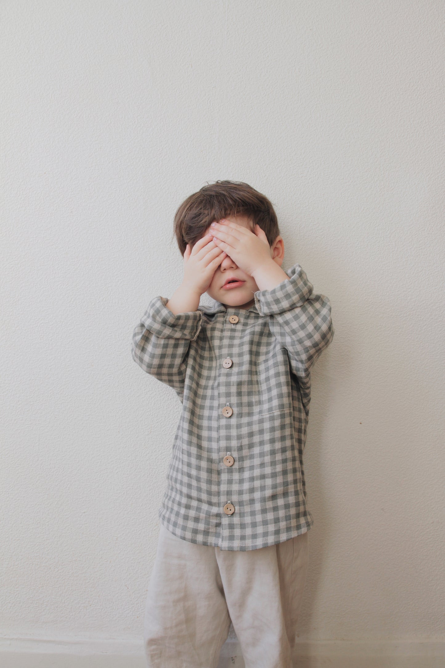 Linen shirt for boys BARSTUKAS