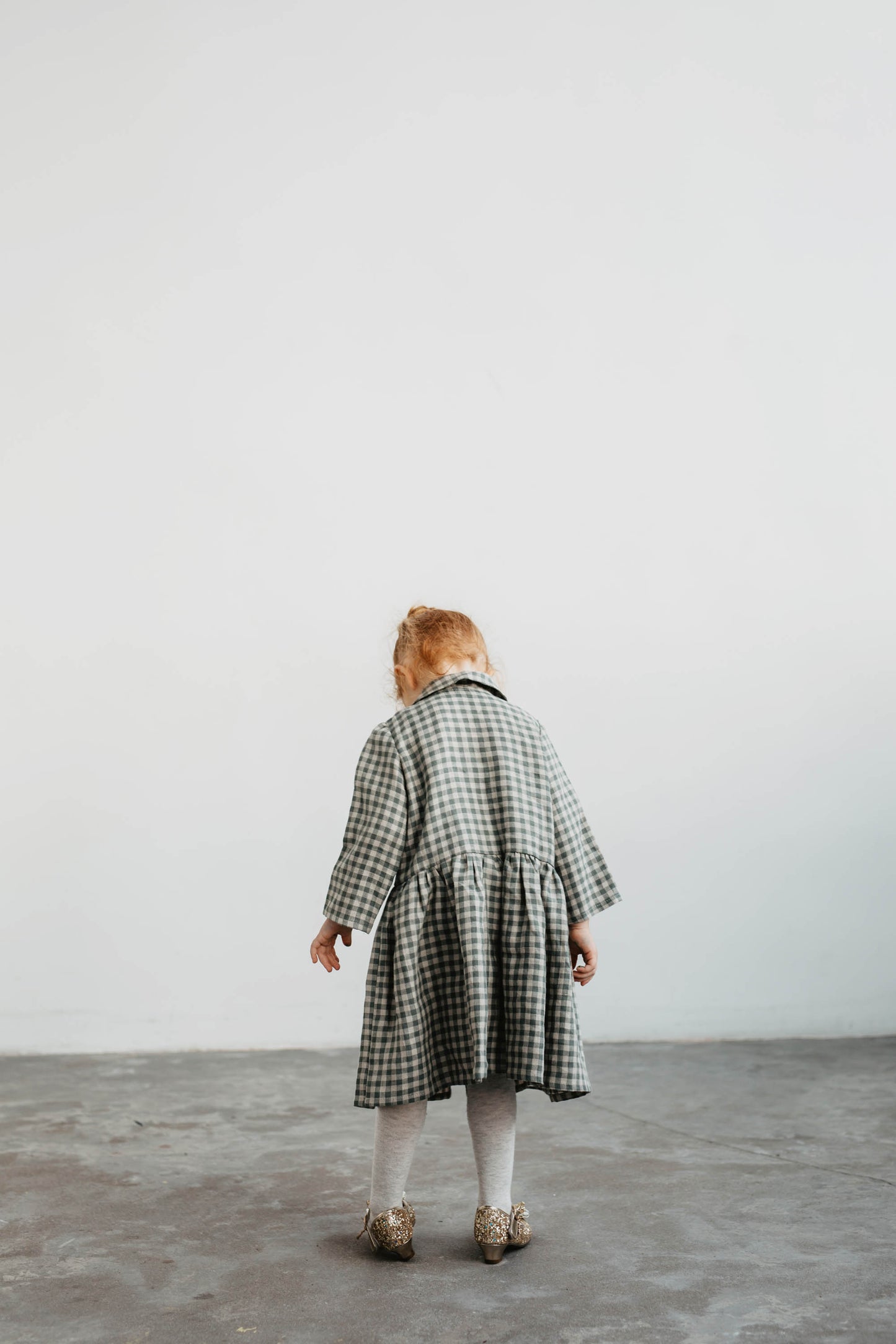 Girls linen dress MEDEINA