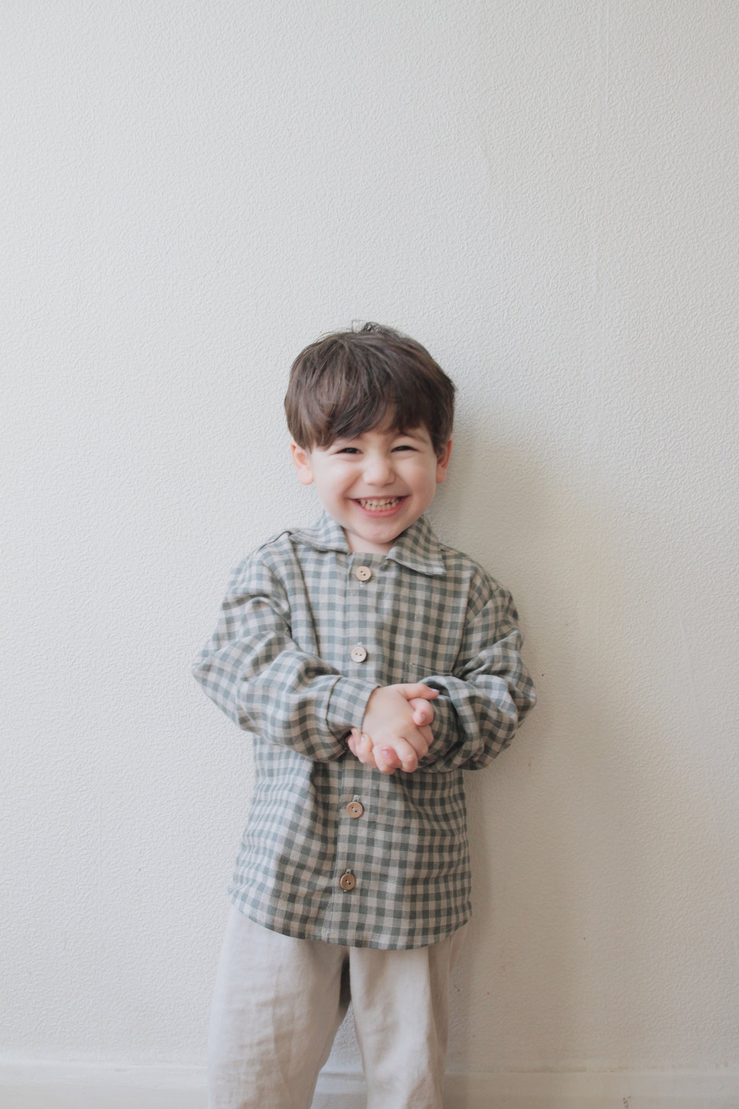 Linen shirt for boys BARSTUKAS