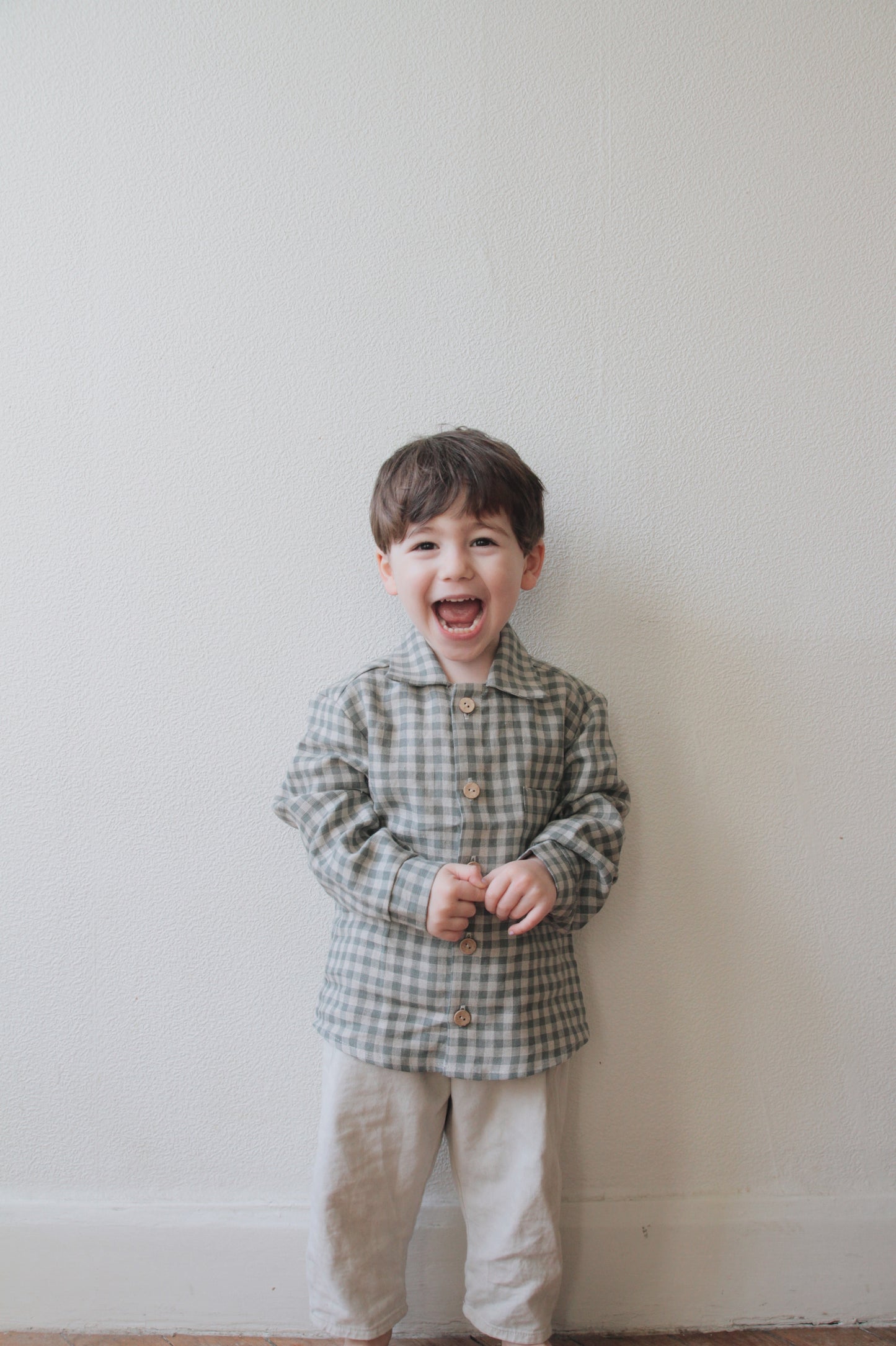 Linen shirt for boys BARSTUKAS
