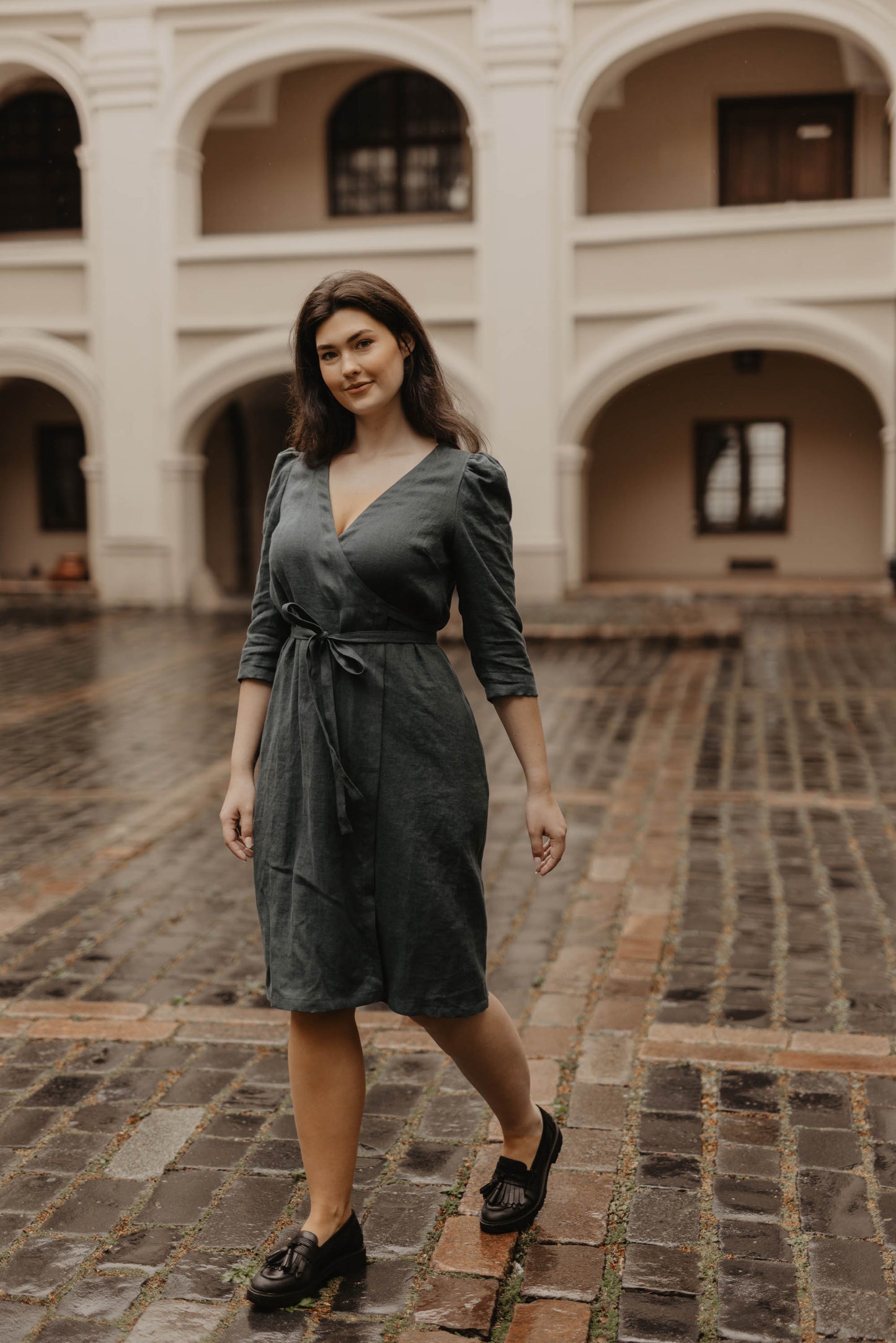 Linen dress Piaf