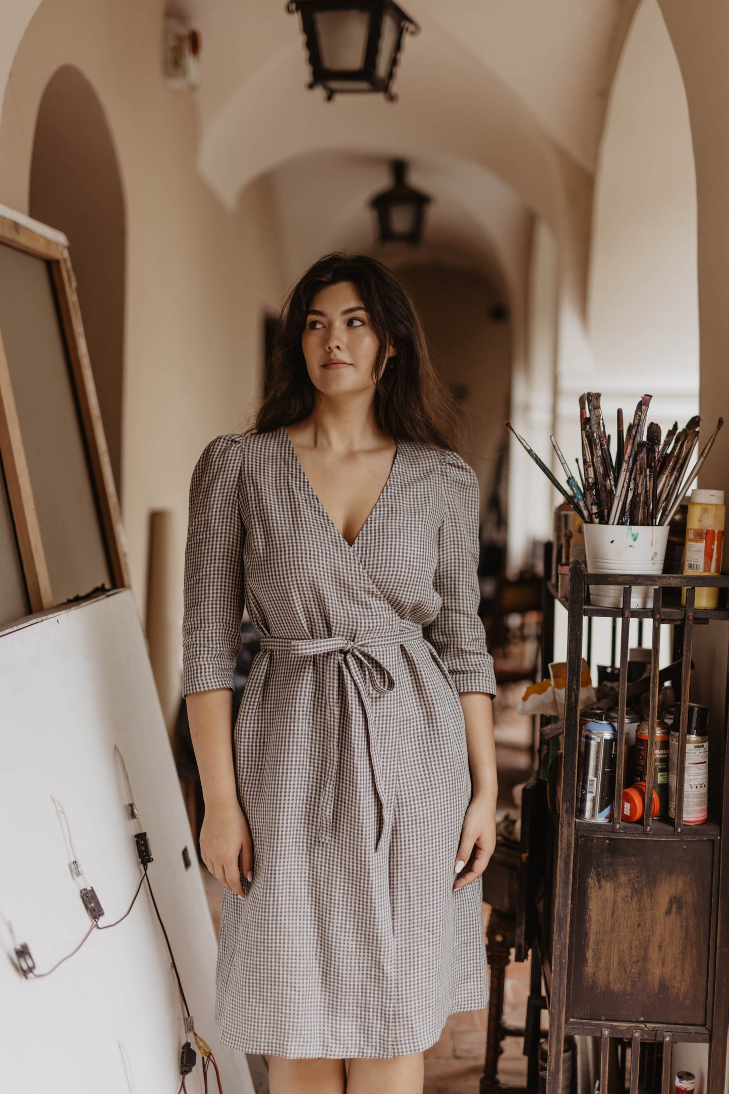 Linen dress Piaf