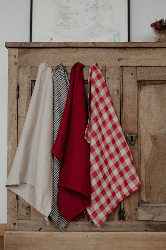 Linen tea towel
