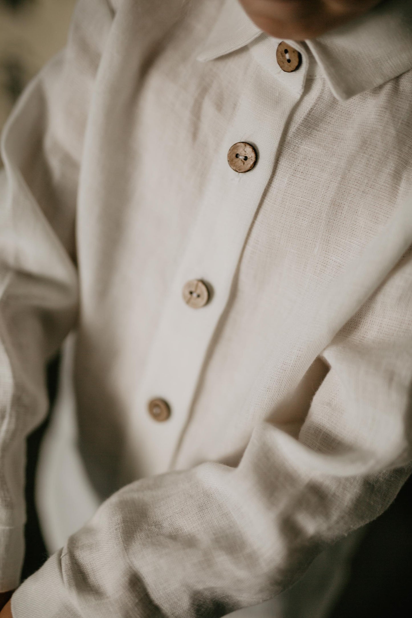 Linen shirt for kids MĖNUO